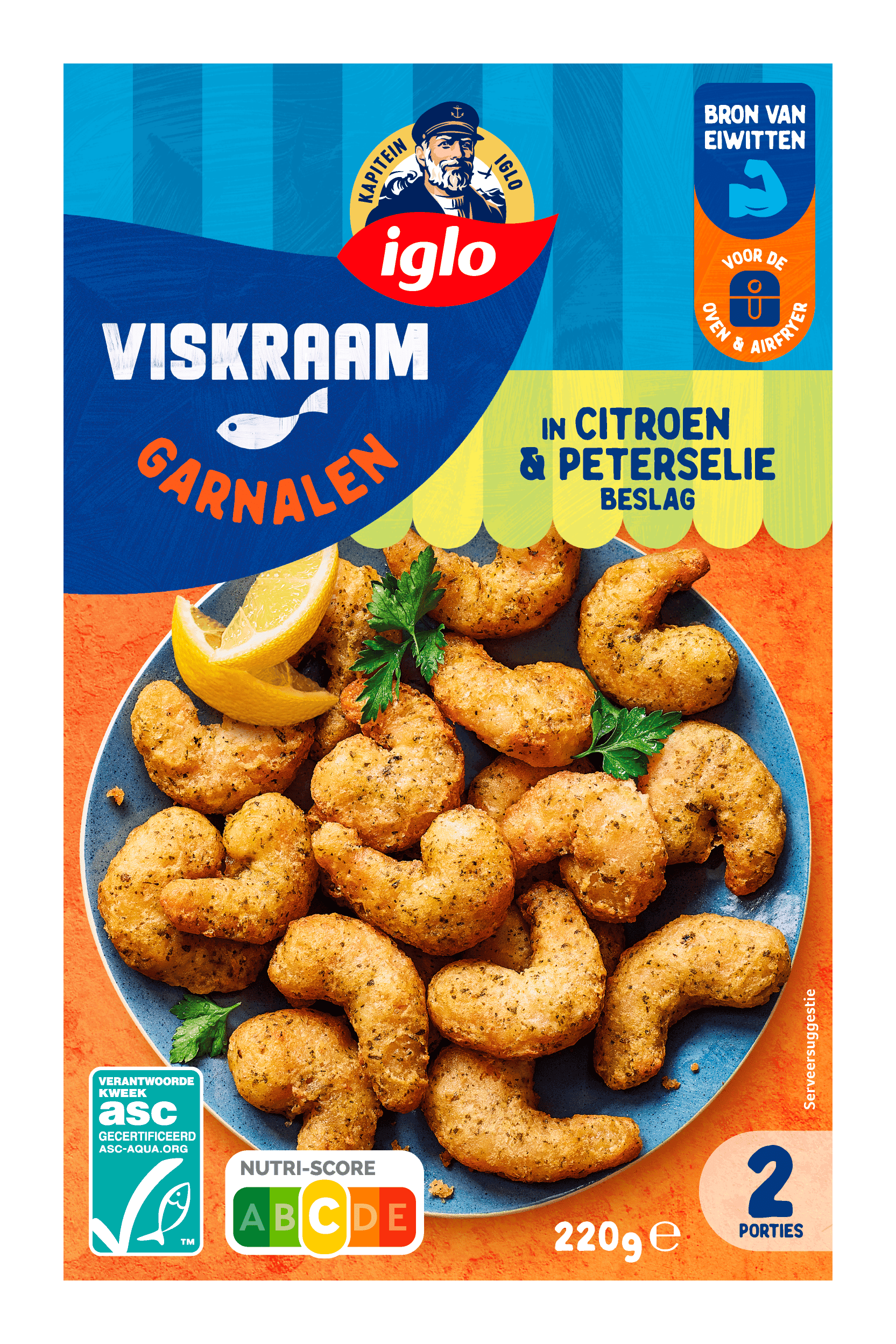 Iglo Viskraam Garnalen Citroen Pet