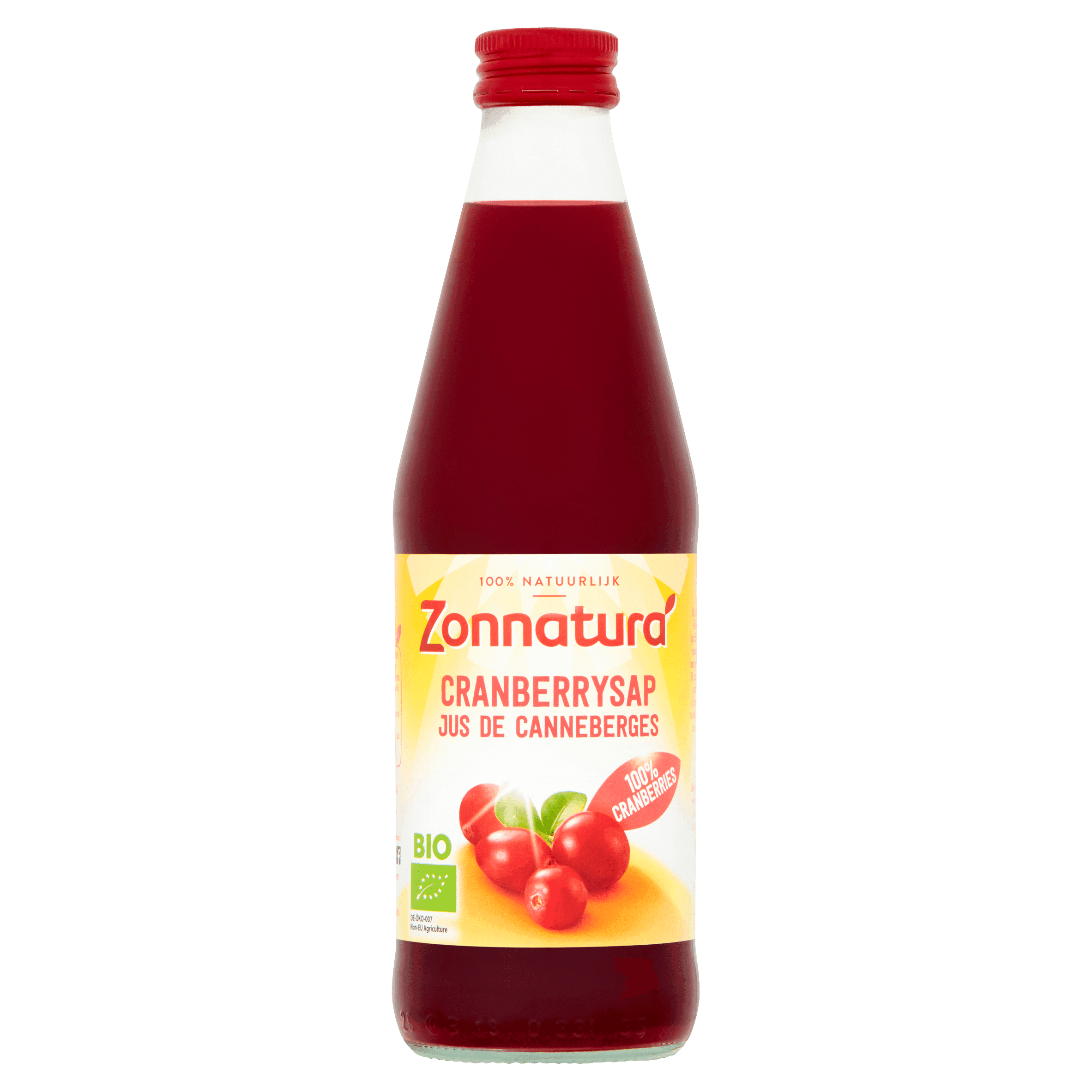 Zonnatura Sap cranberry puur bio