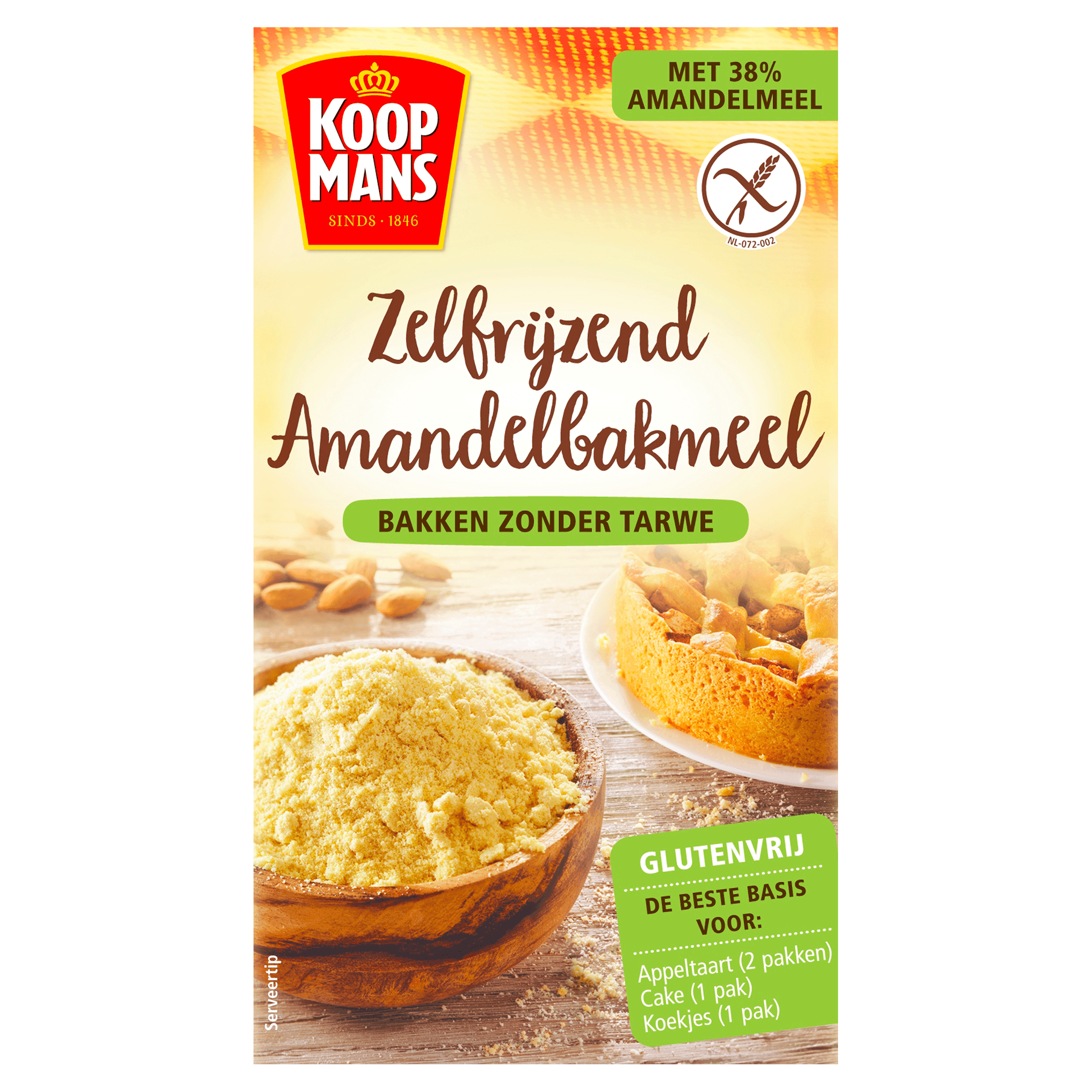 Koopmans zelfrijzend amandelmeel glutenvrij