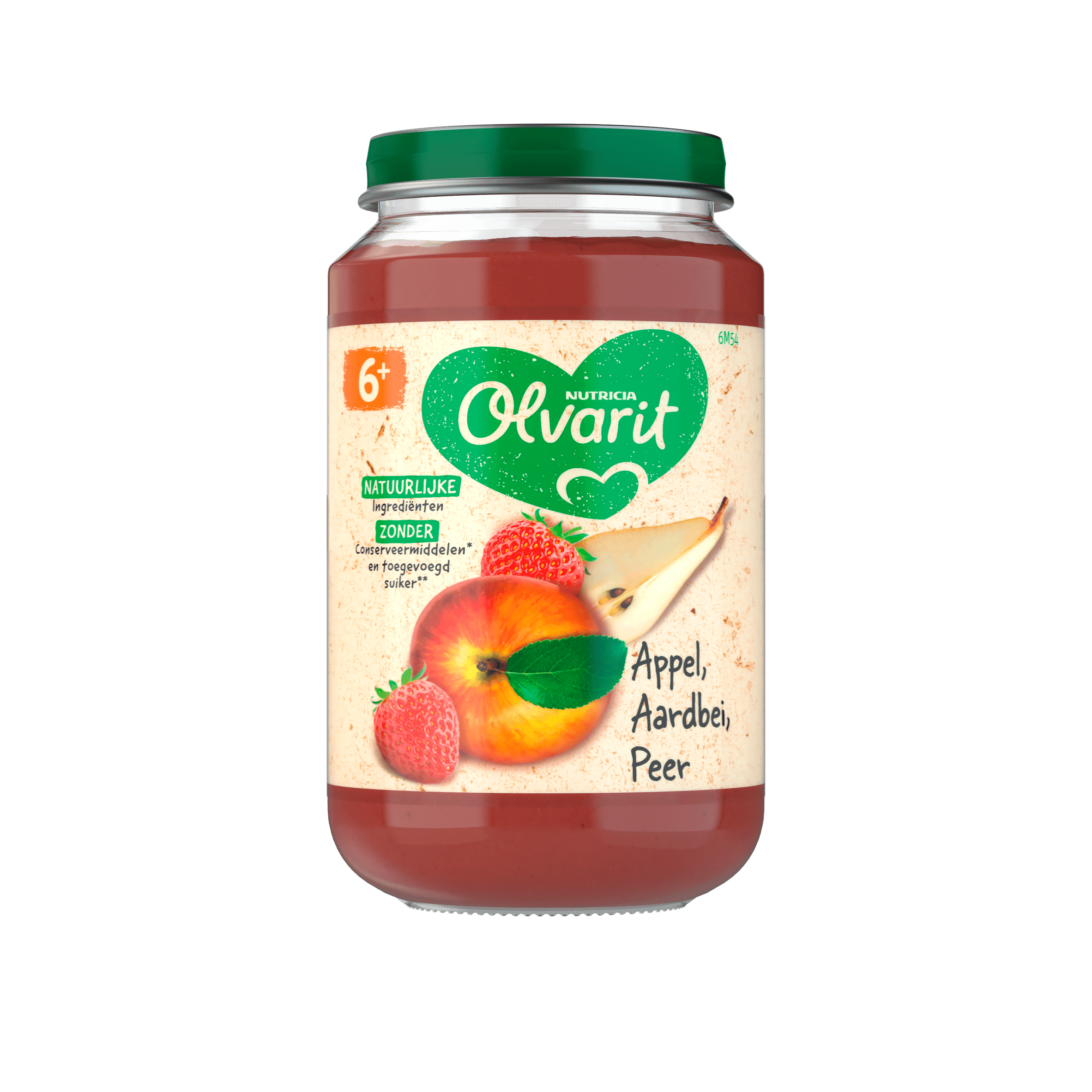 Olvarit 6+mnd Appel Aardbei Peer
