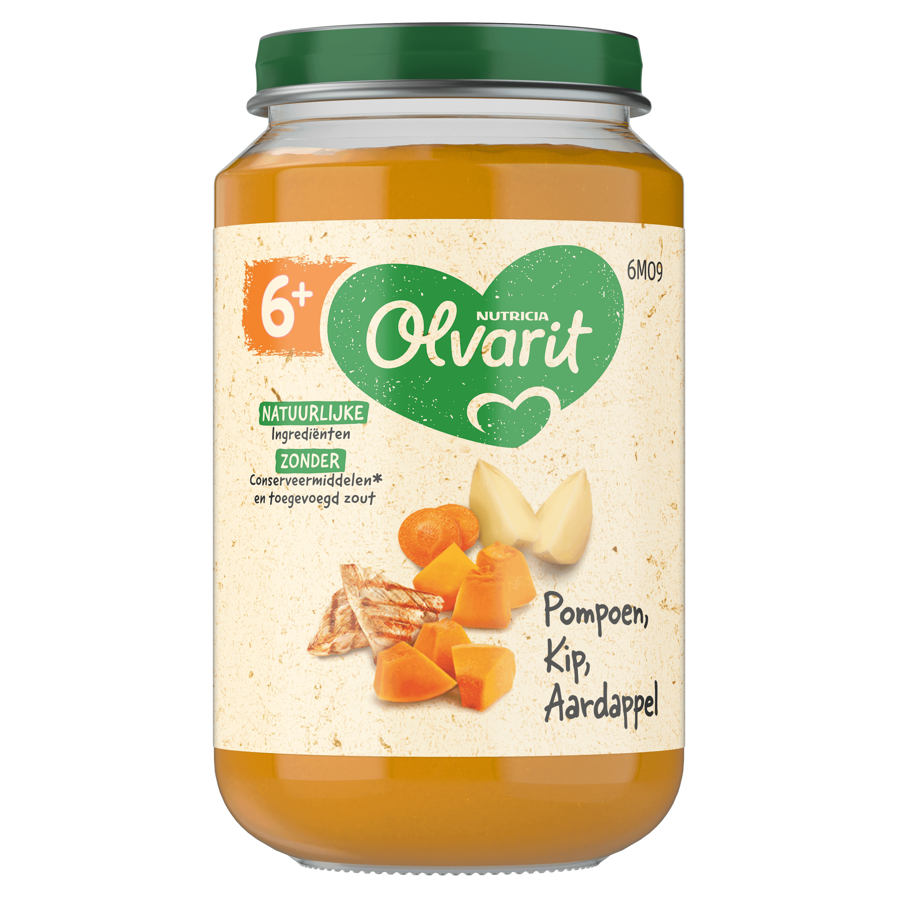 Olvarit 6+mnd Pompoen Kip Aardappel