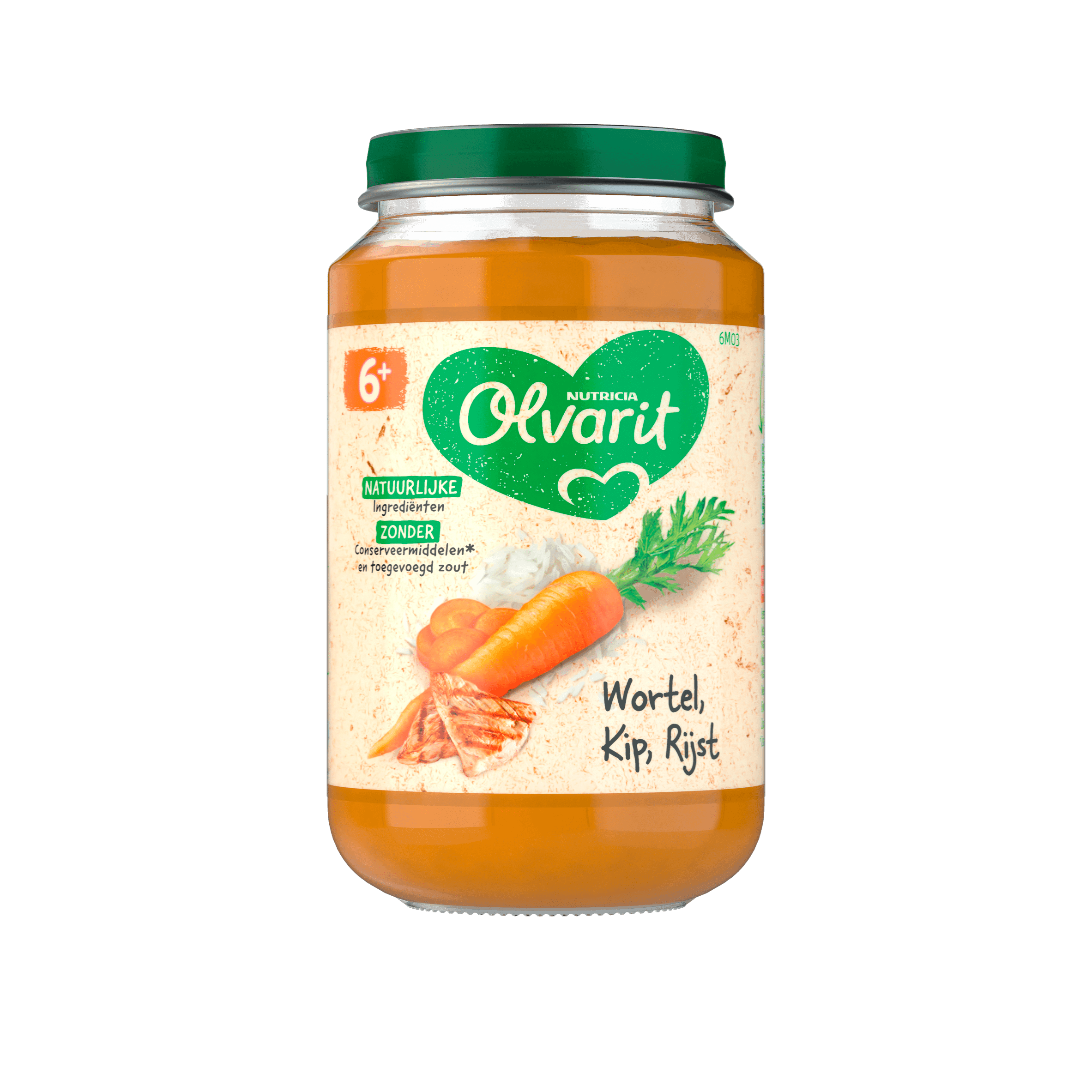 Olvarit 6+mnd Wortel Kip Rijst