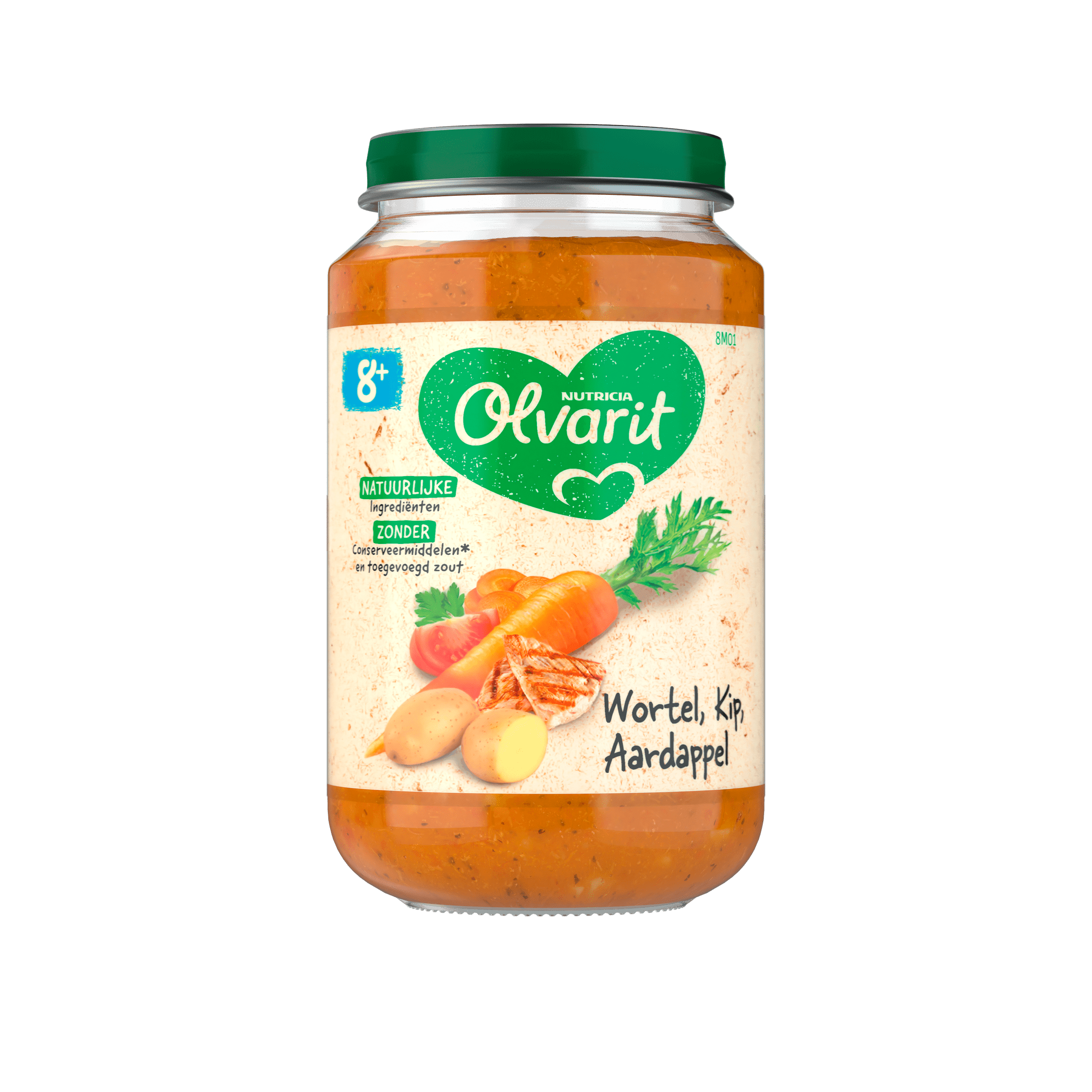 Olvarit 8+mnd Wortel Kip Aardappel