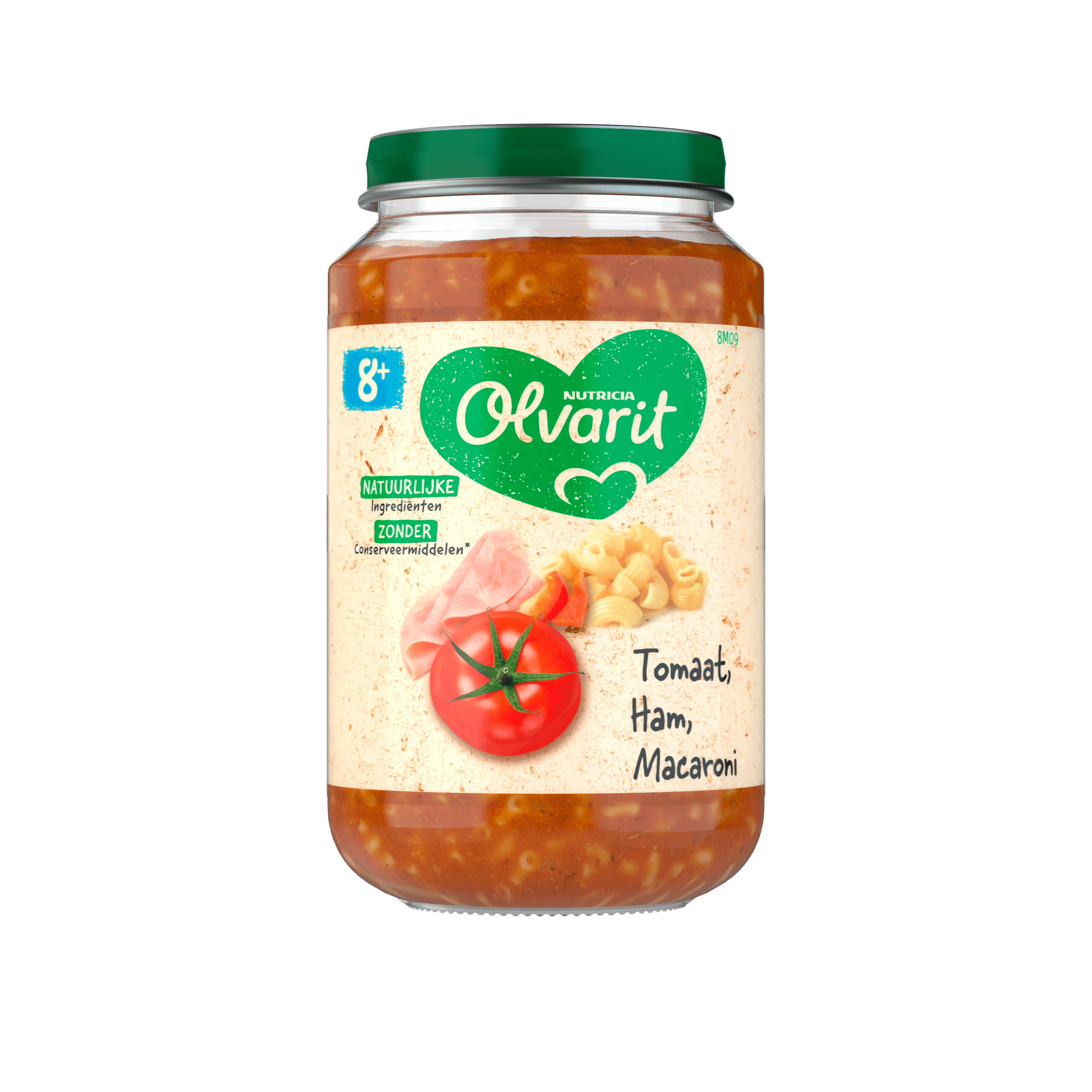 Olvarit 8+mnd Tomaat Ham Macaroni