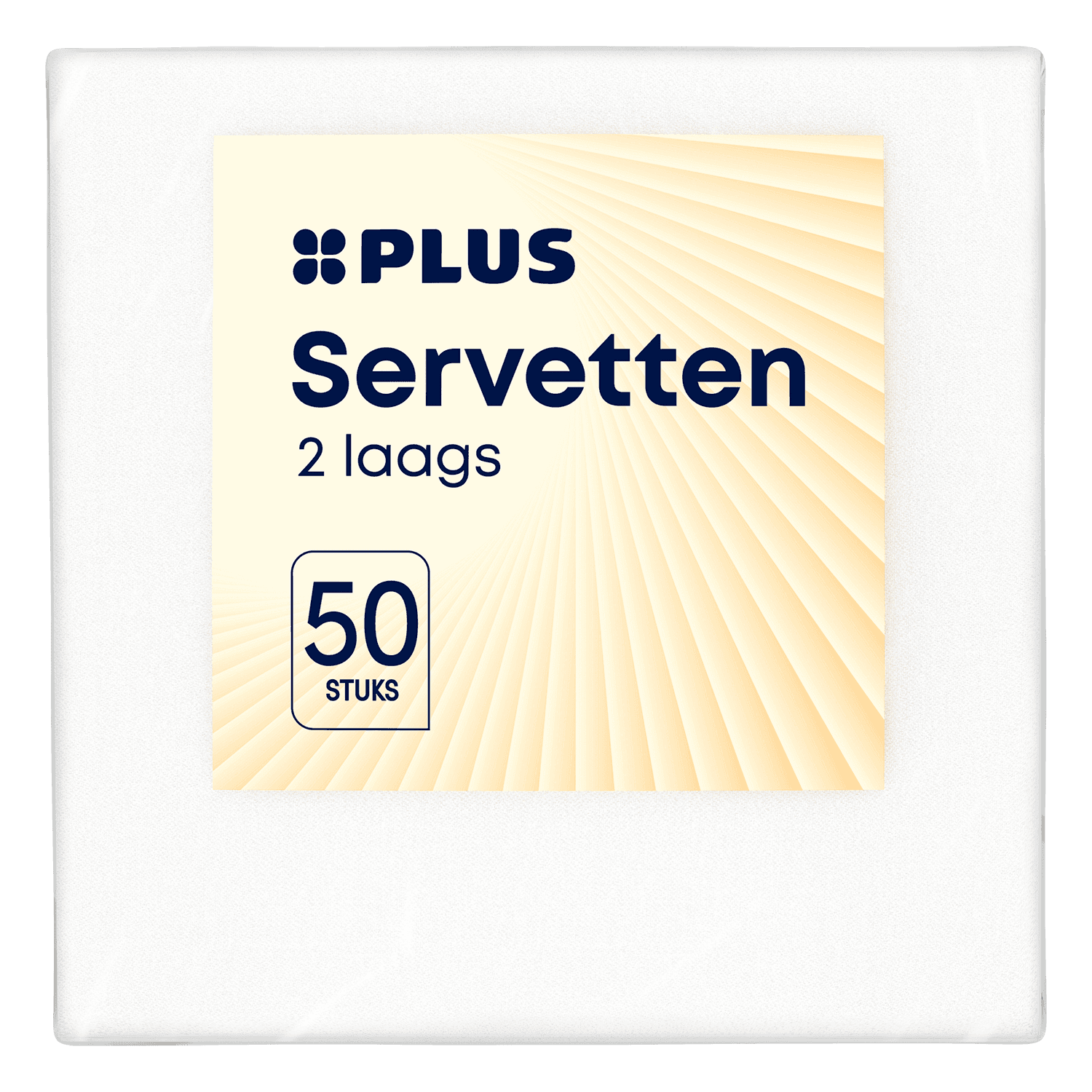 PLUS Servetten wit 2-laags