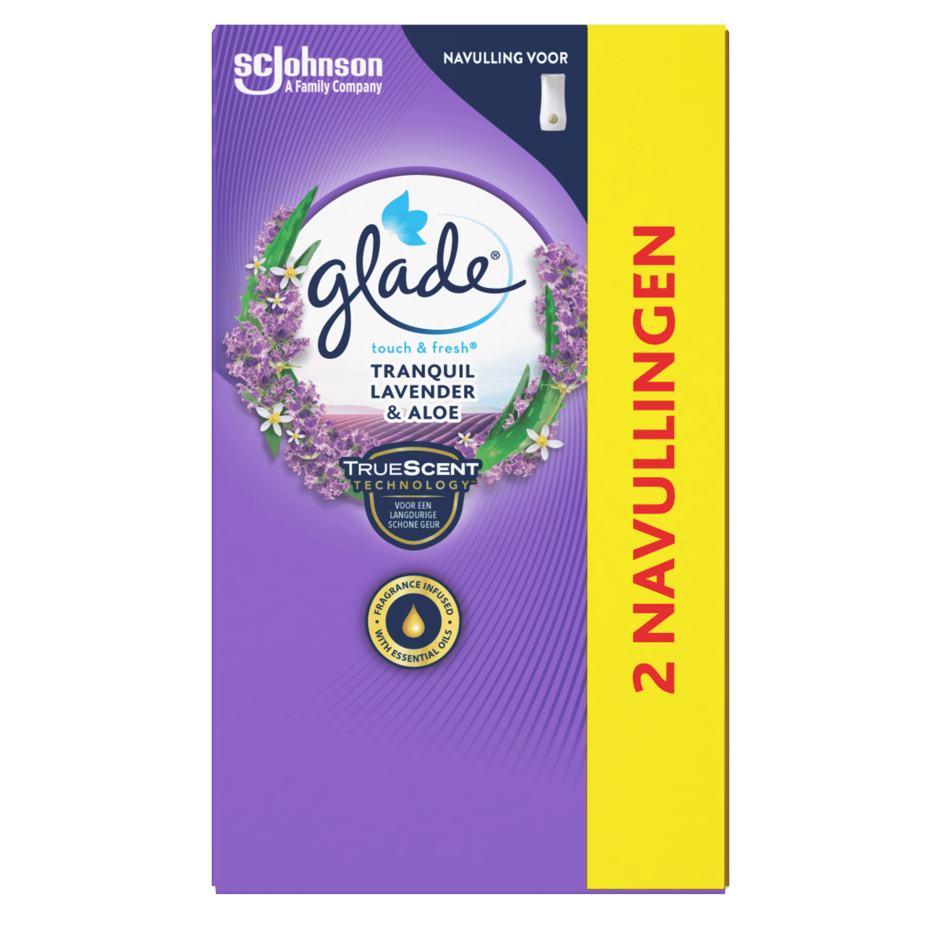 Glade by Brise Touch&Fresh navul duo lavender en aloe