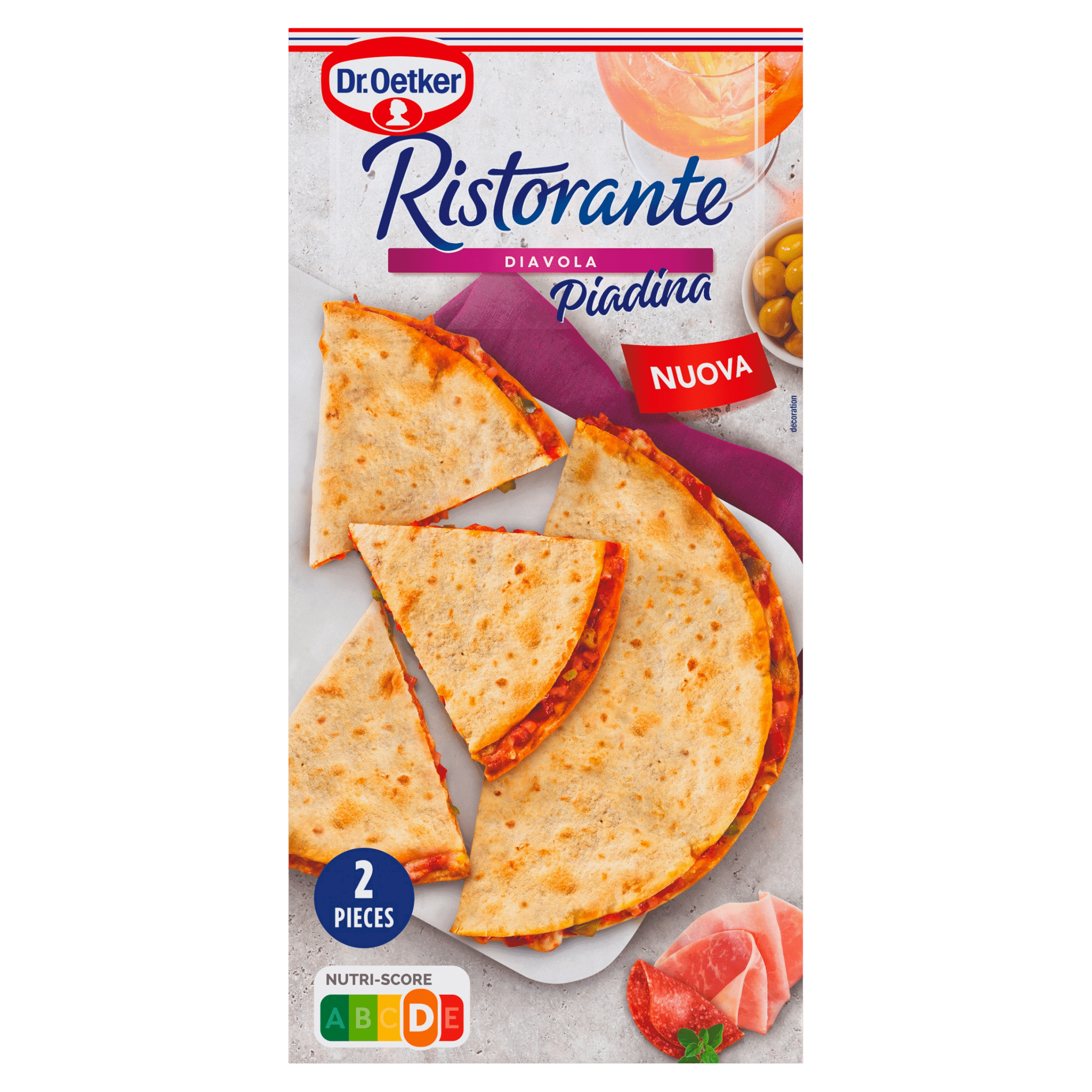 Dr. Oetker Ristorante piadina diavola flatbread