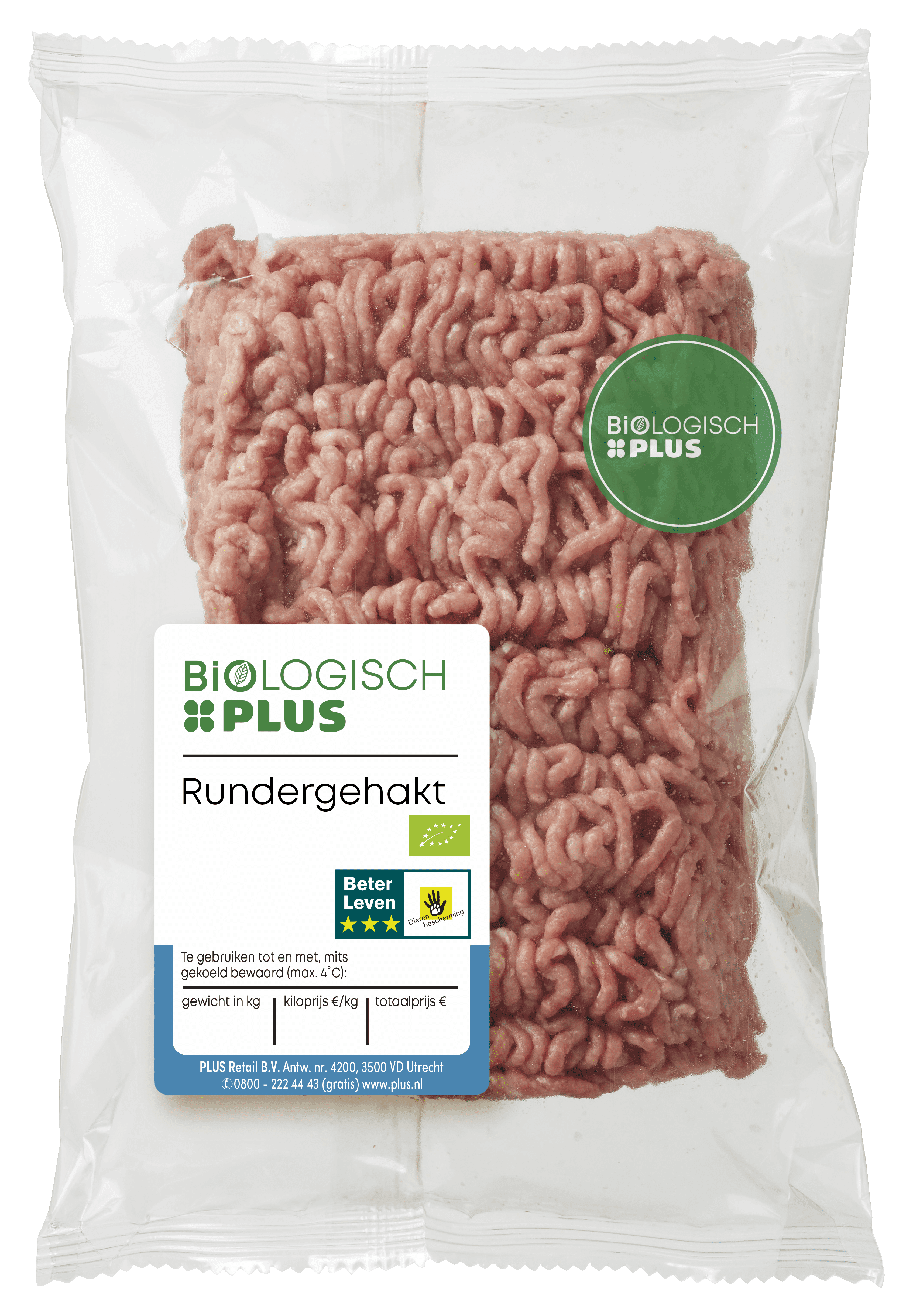 Biologisch PLUS Rundergehakt
