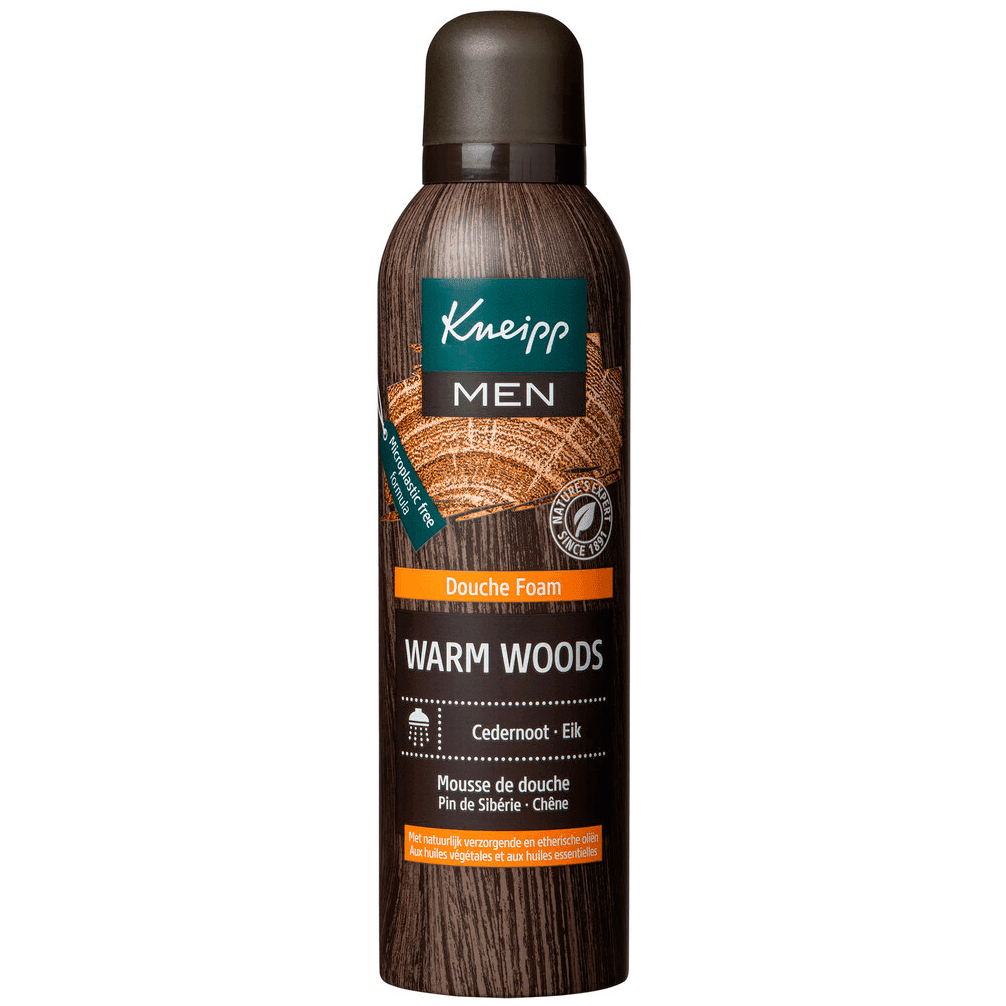 Kneipp Douche foam men warm woods