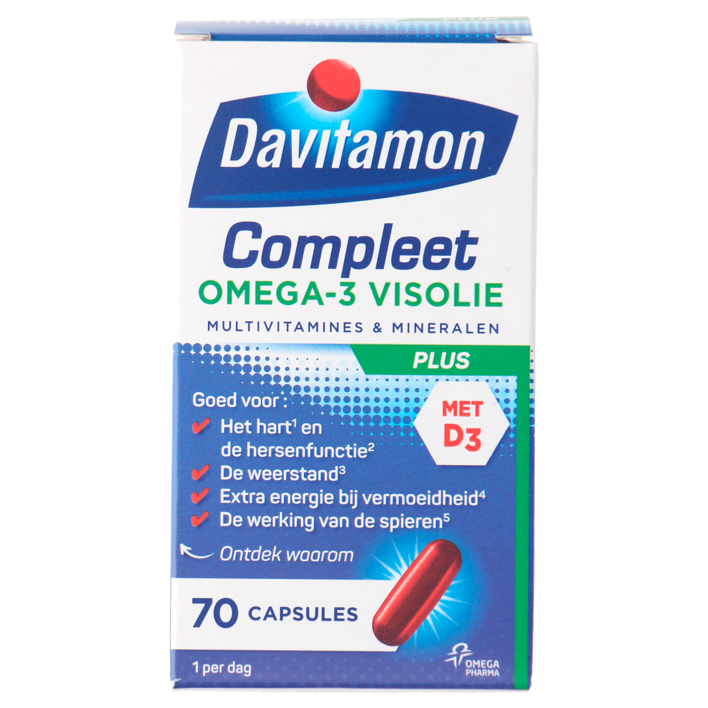 Davitamon Vitamine Compleet omega3 visolie