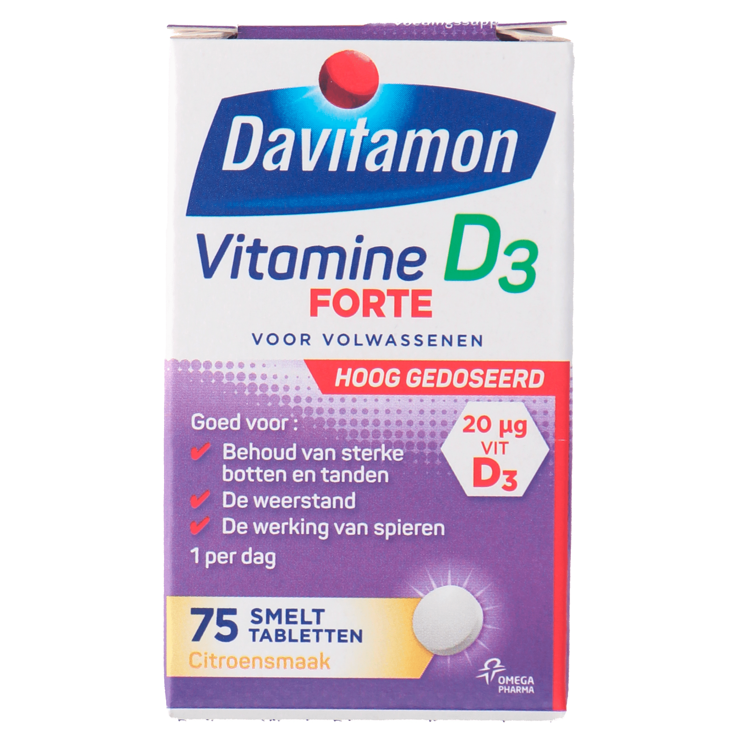 Davitamon Vitamine D smelttabletten forte