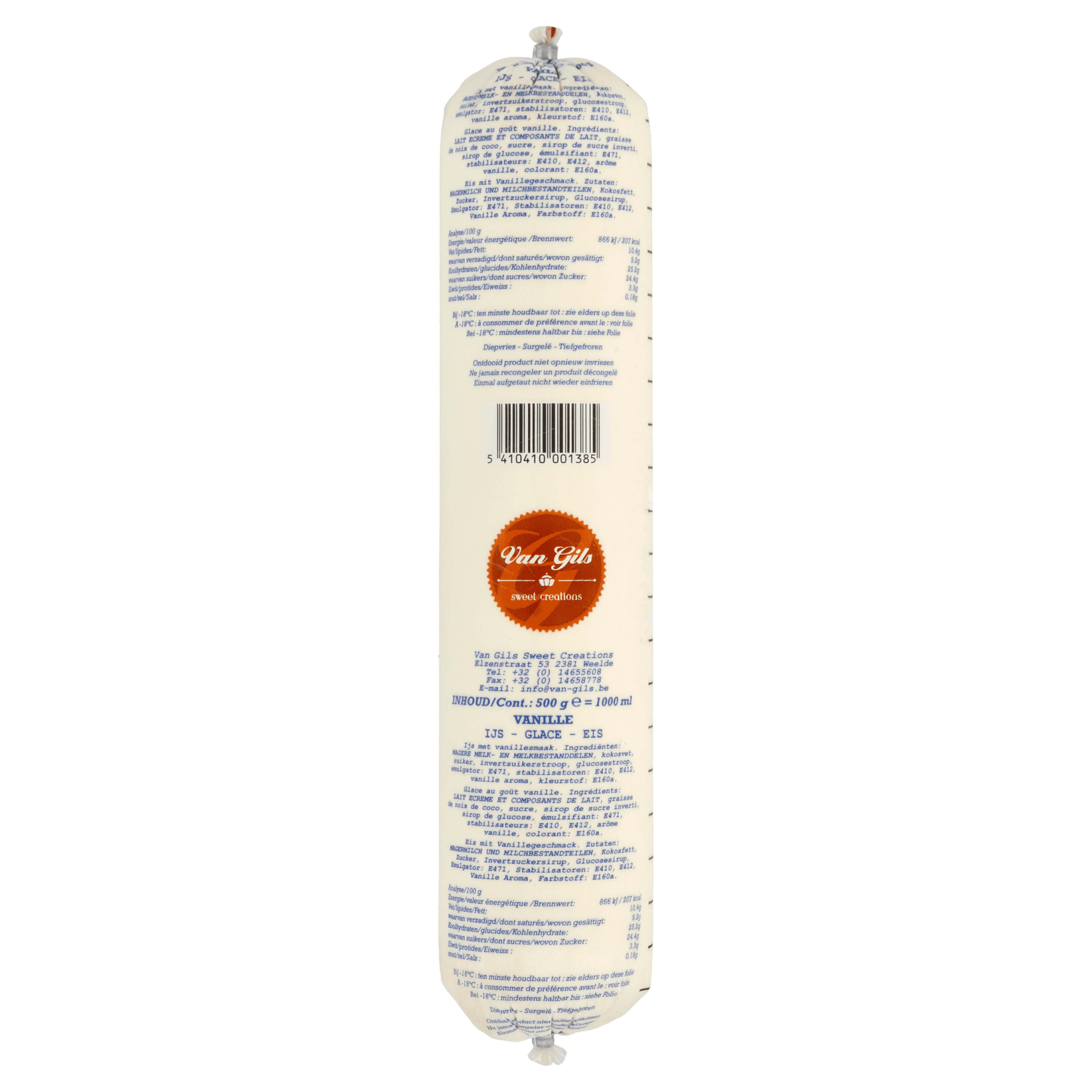 Van Gils Ijsrol vanille