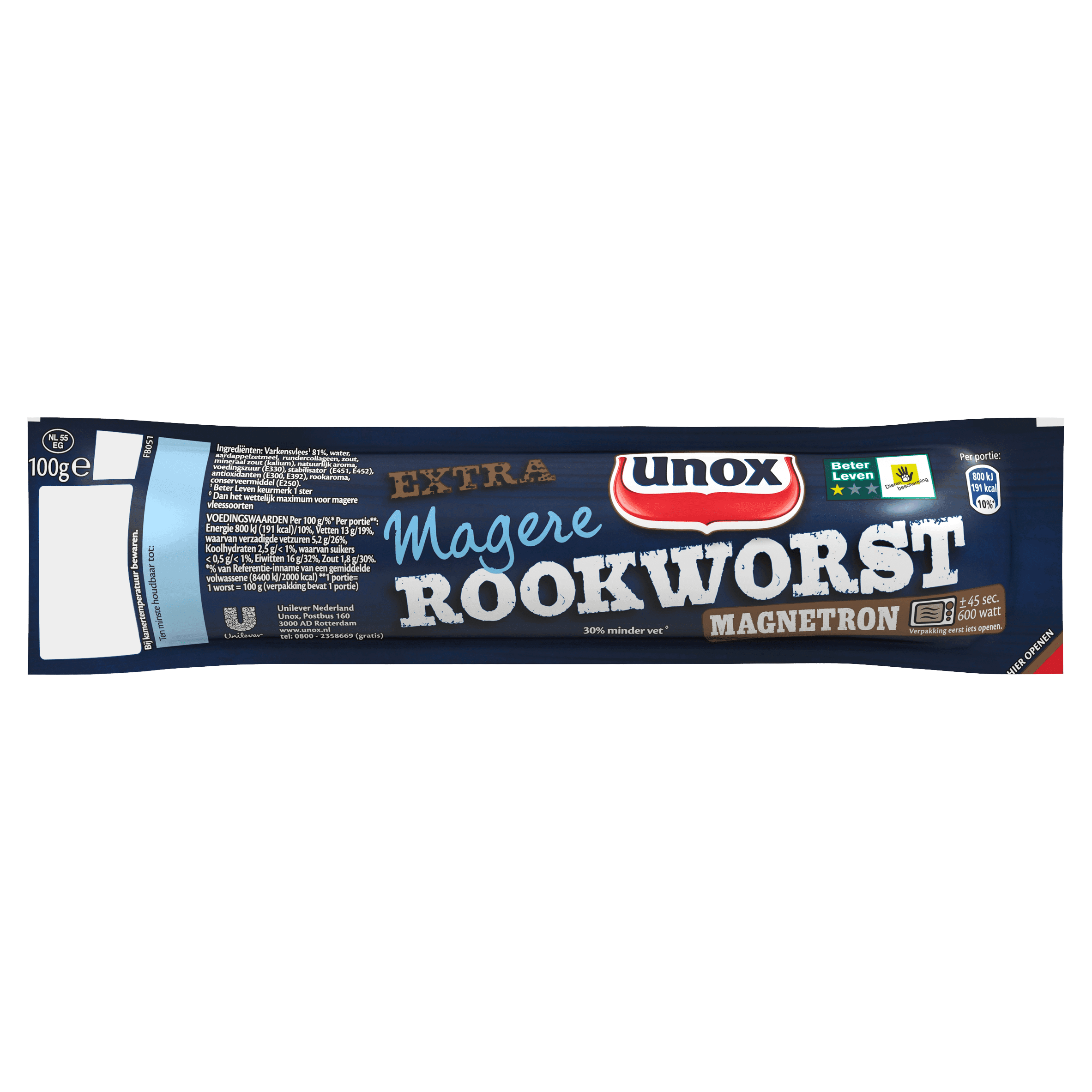 Unox Rookworst magnetron mager