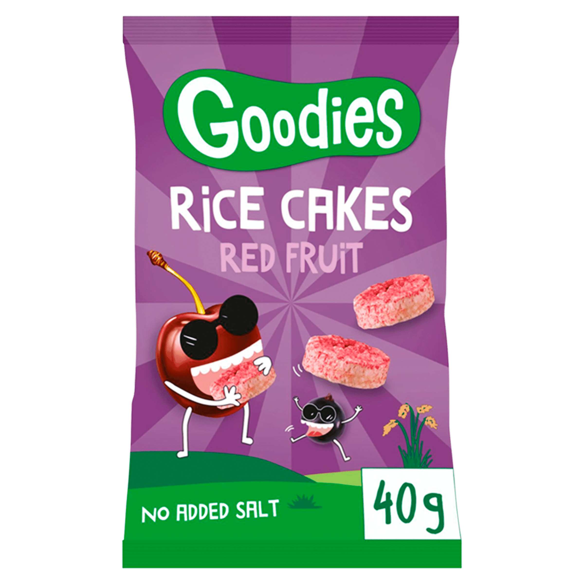 Goodies Rice cakes rood fruit