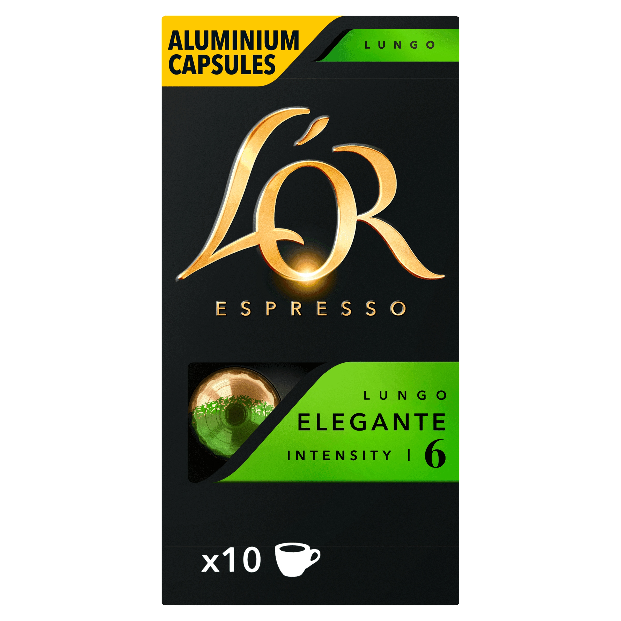 L'Or Lungo elegante koffiecups
