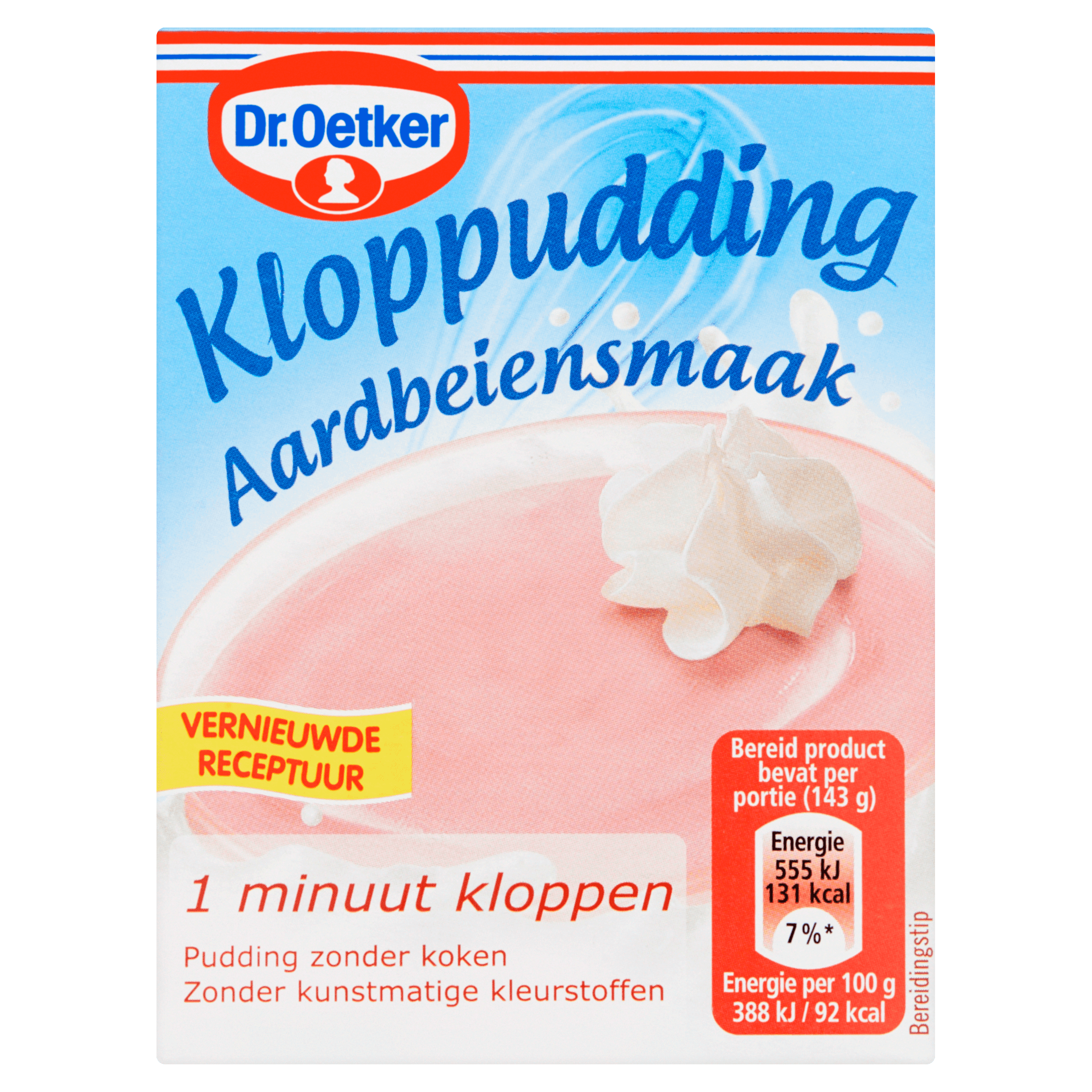 Dr. Oetker Kloppudding aardbeiensmaak