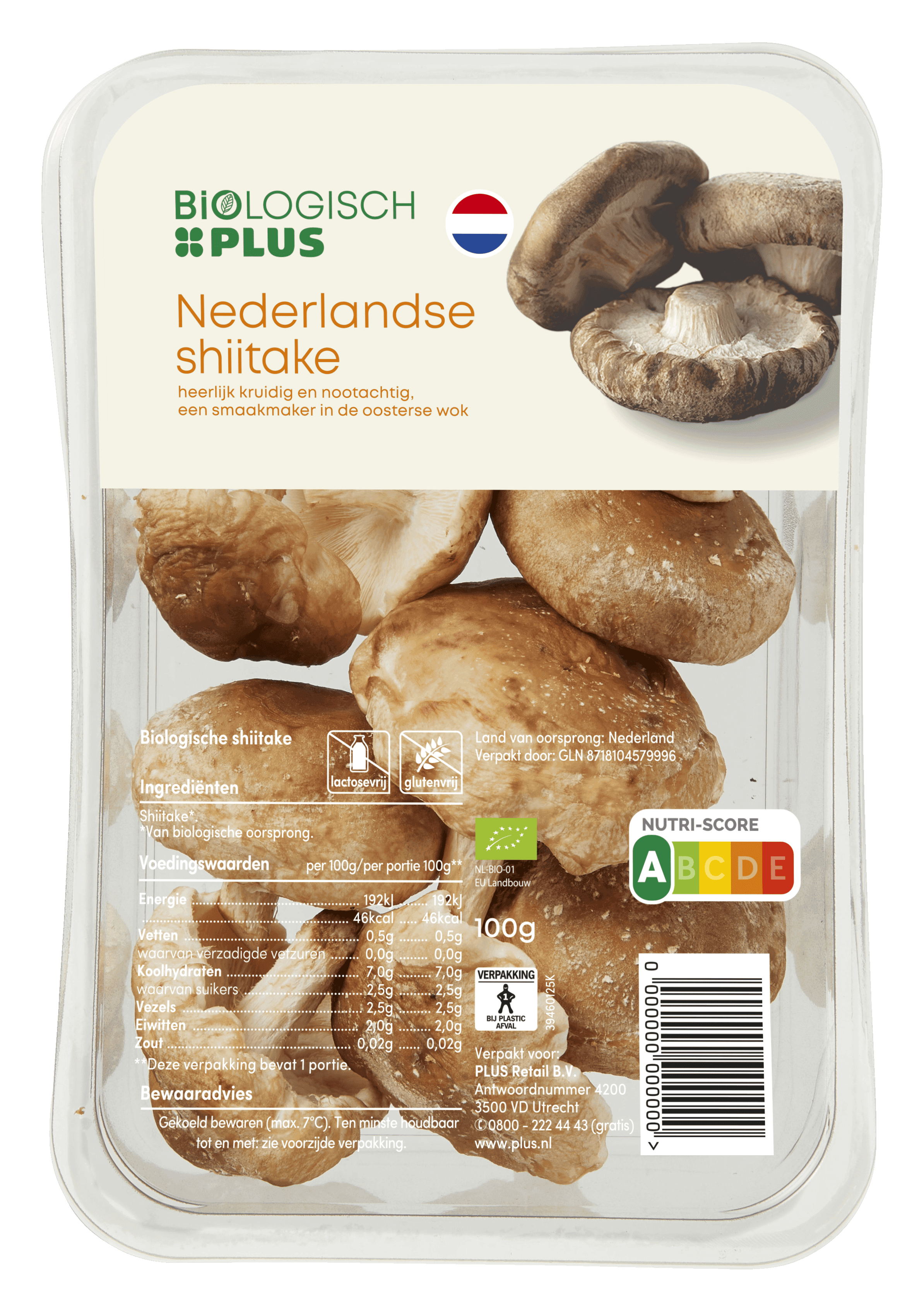 Biologisch PLUS Shiitake biologisch