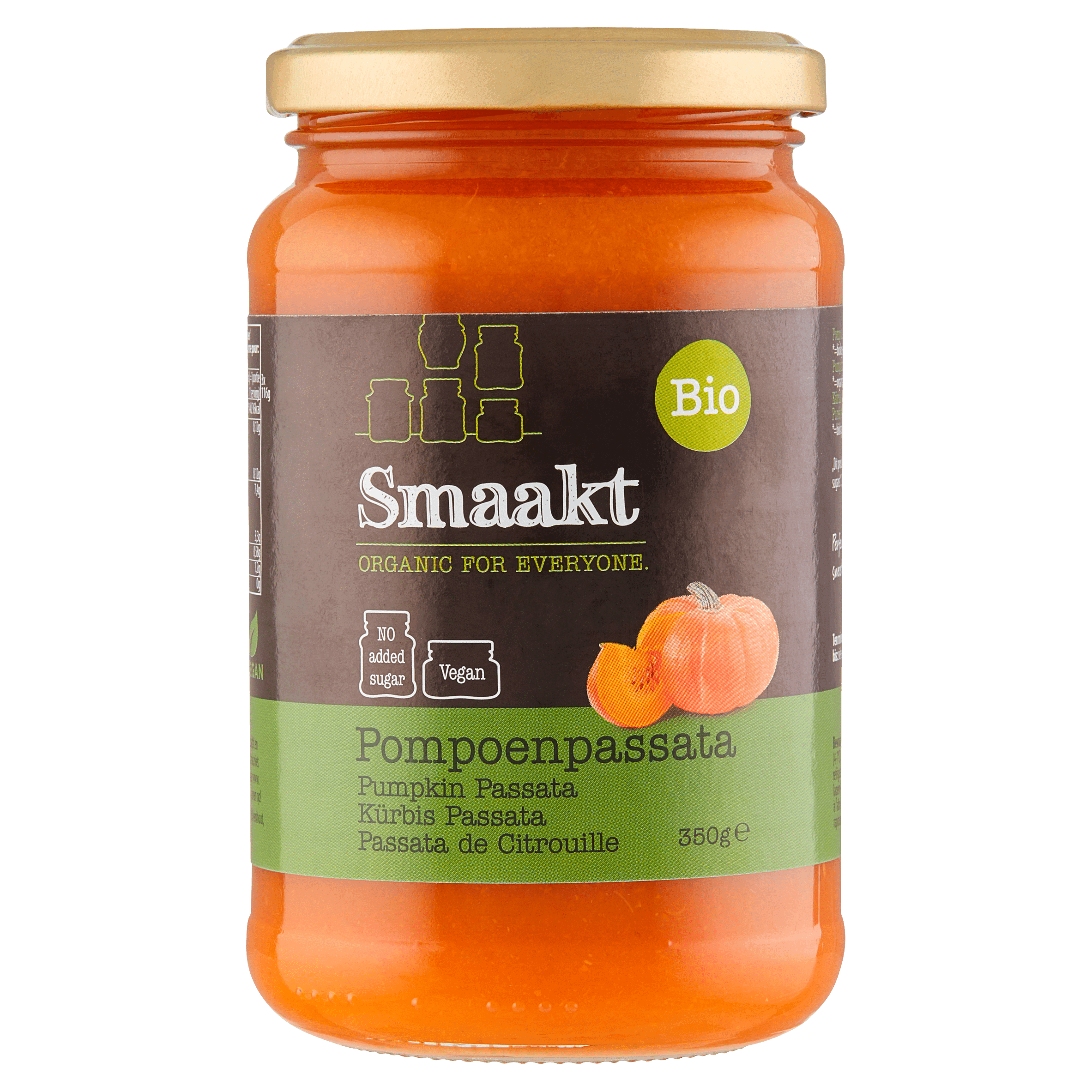Smaakt Pompoenpassata bio