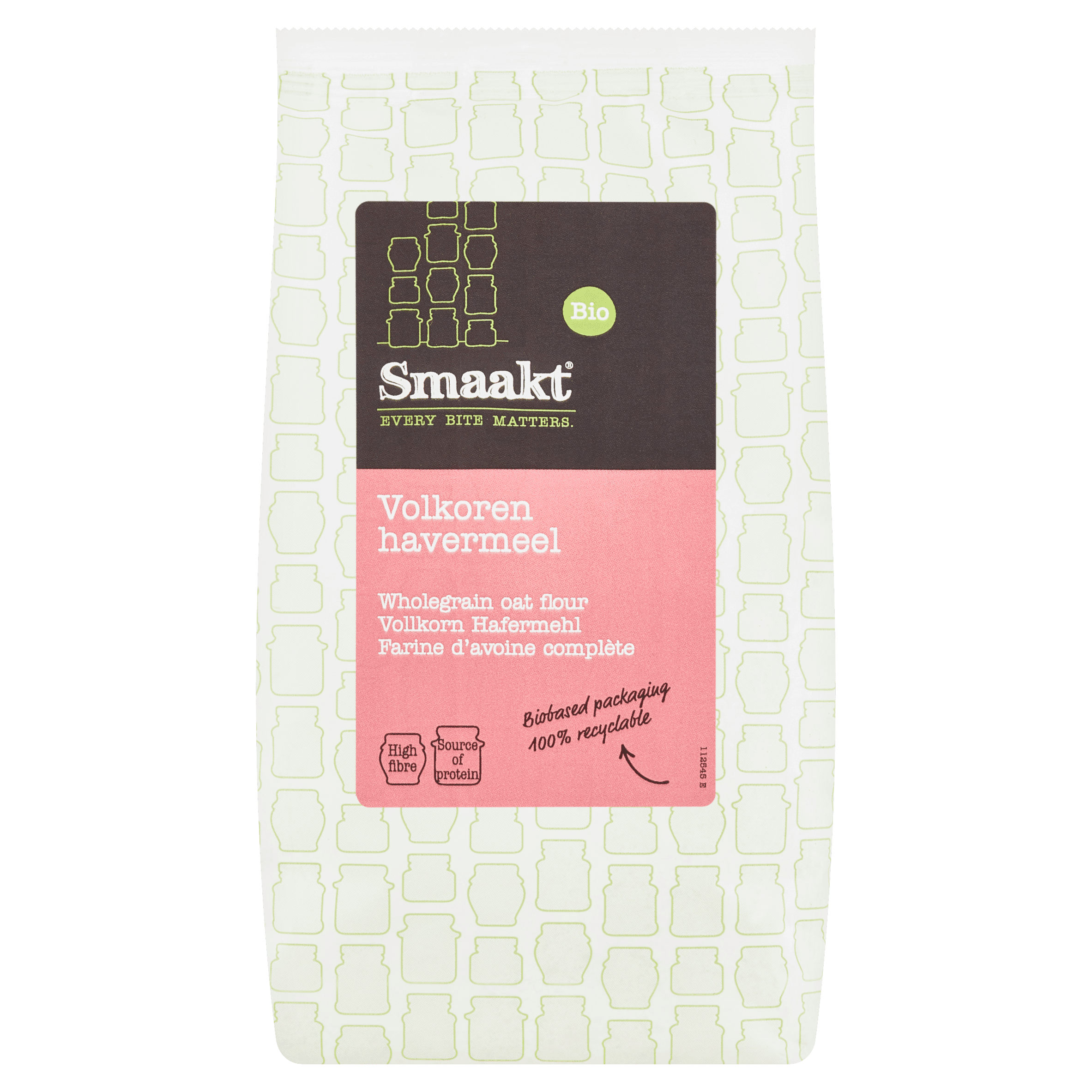 Smaakt Havermeel volkoren bio