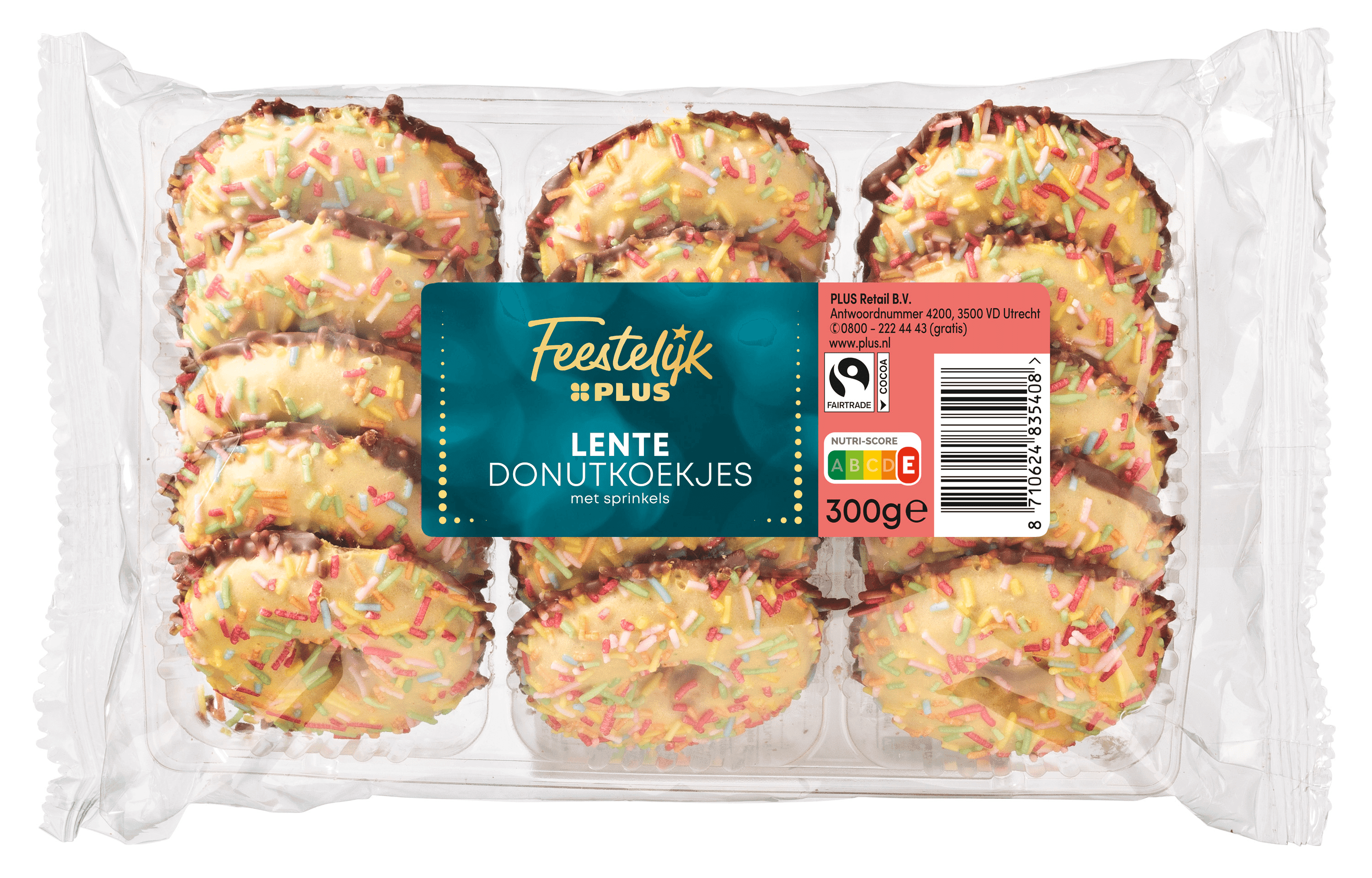 Feestelijk PLUS Paasdonuts spikkels Fairtrade