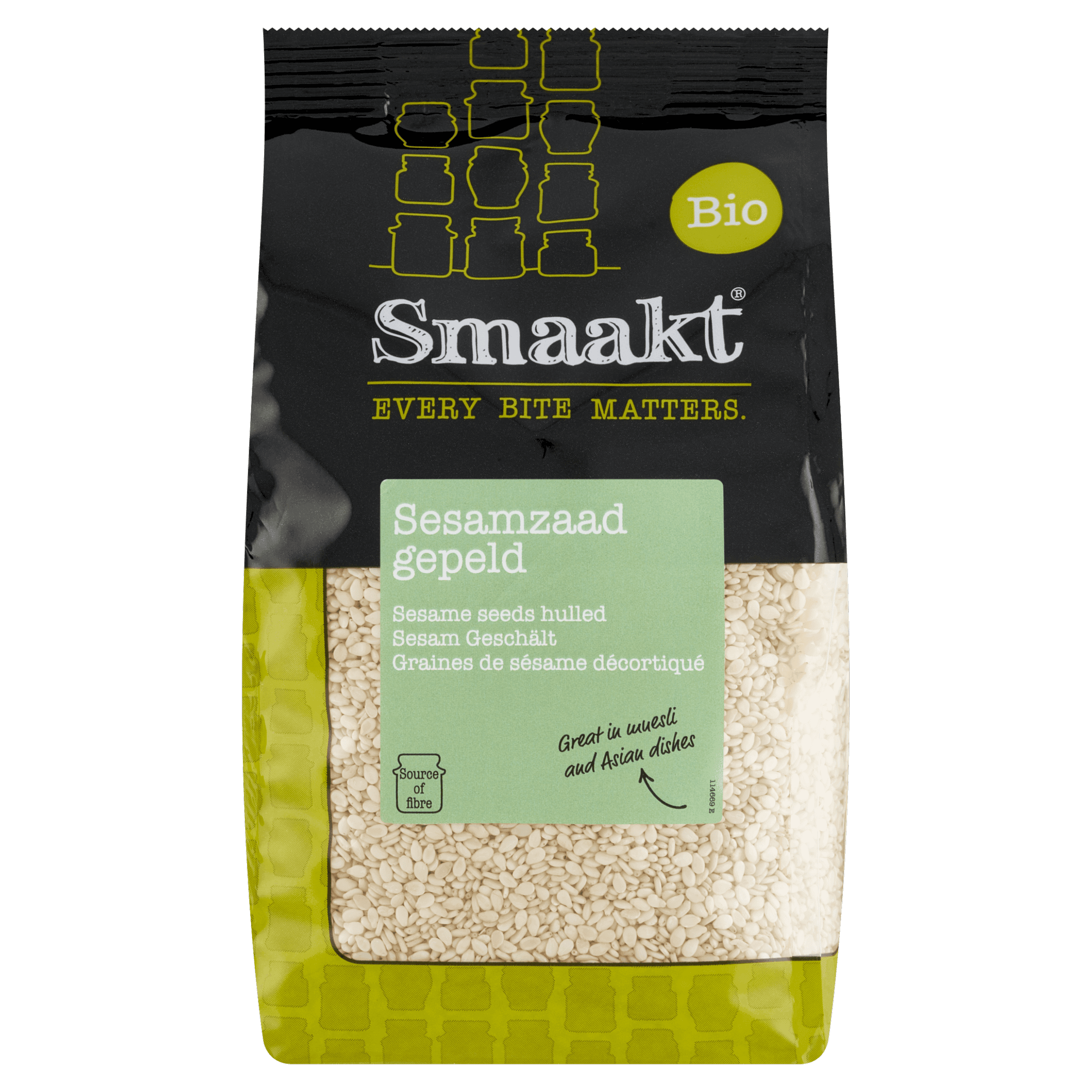 Smaakt Sesamzaad gepeld bio