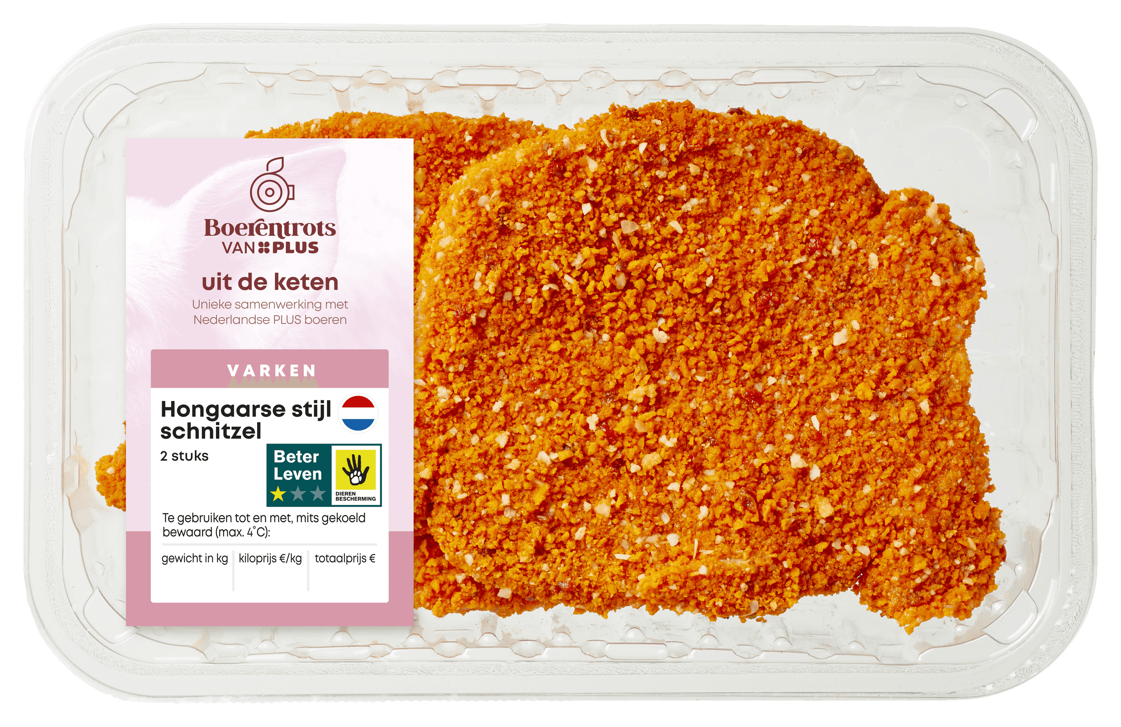 PLUS Boerentrots Schnitzel Hongaarse stijl 2st