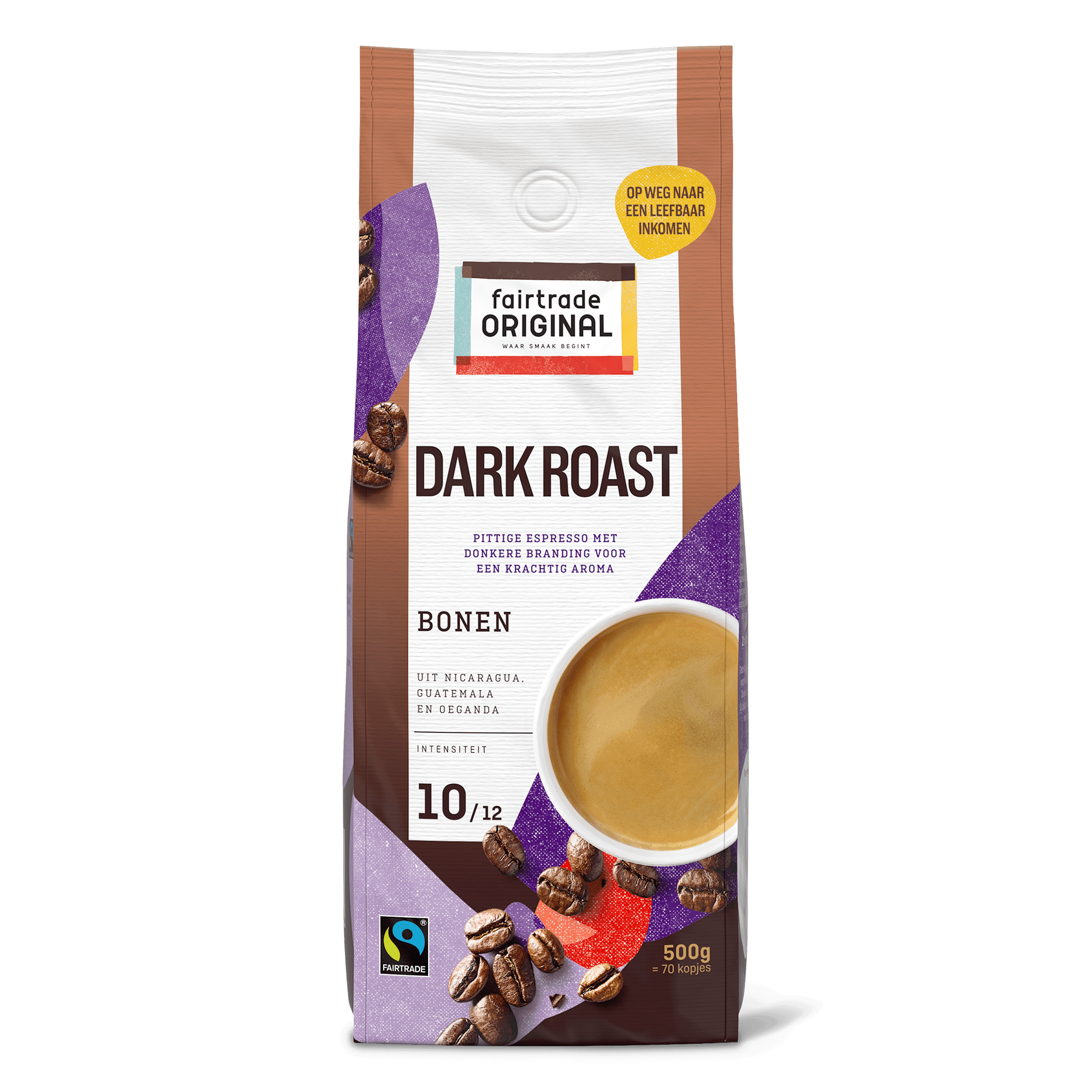 Fairtrade Original Dark roast 10 koffiebonen