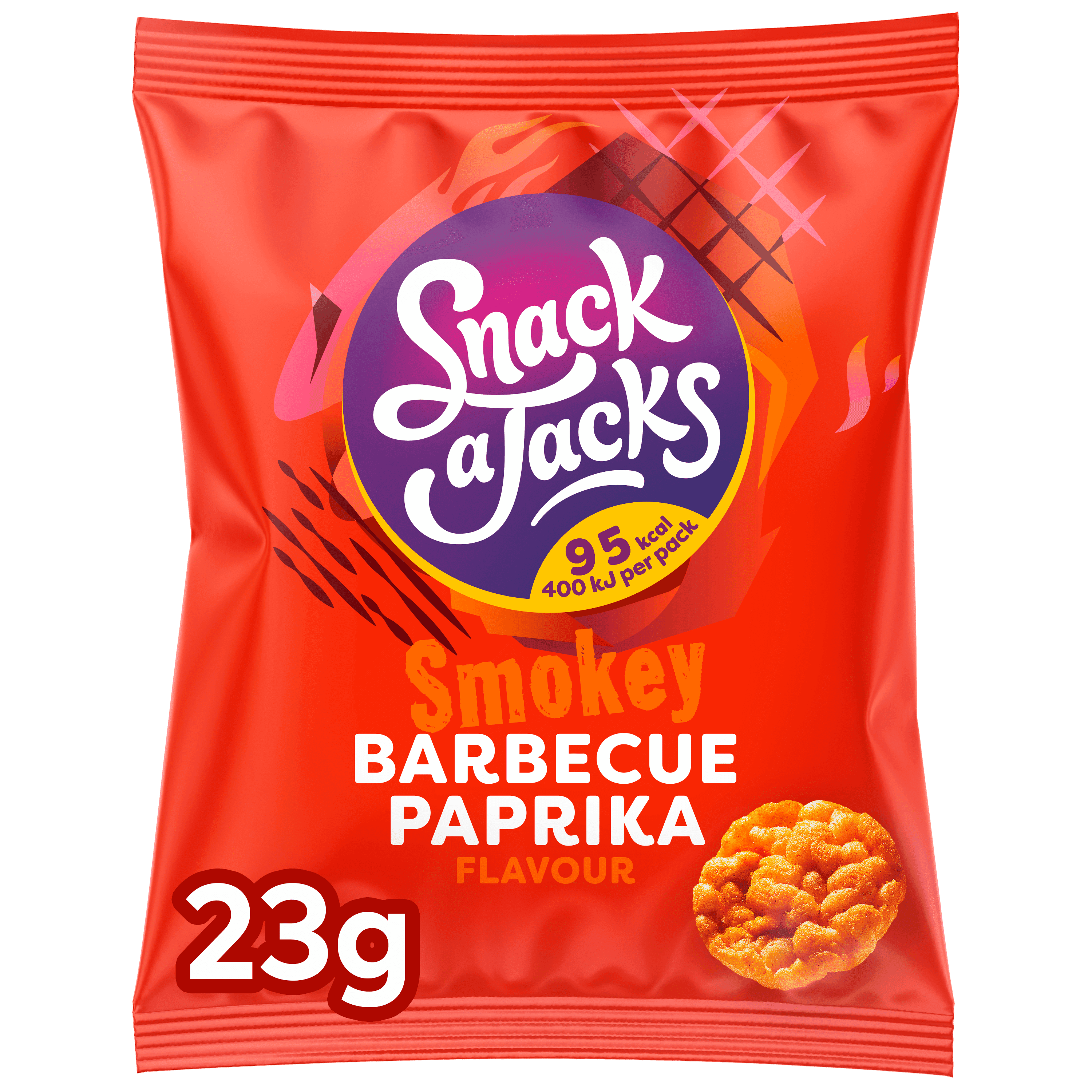 Snack A Jacks Rijstwafels BBQ Paprika