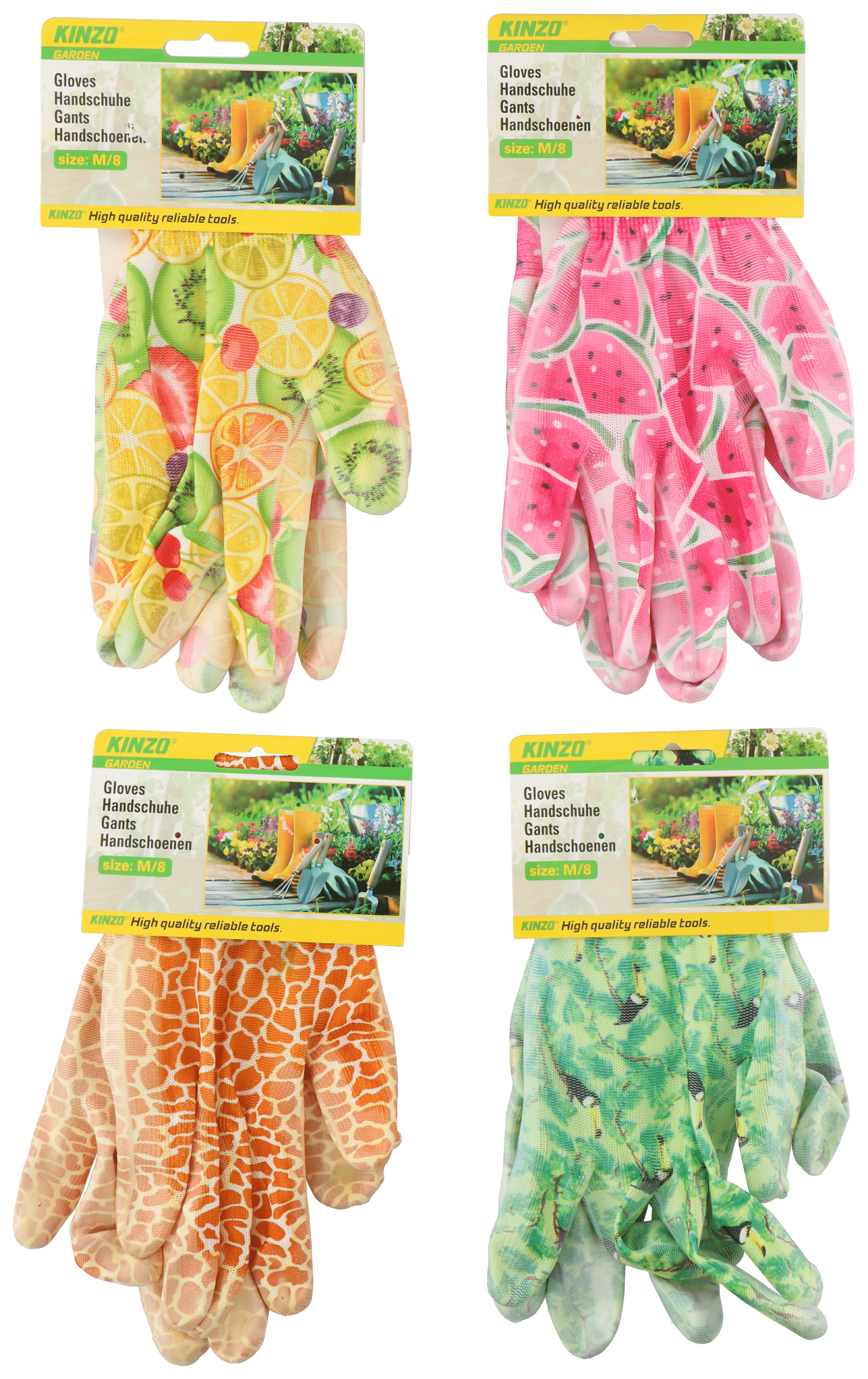 Kinzo Tuin handschoenen design