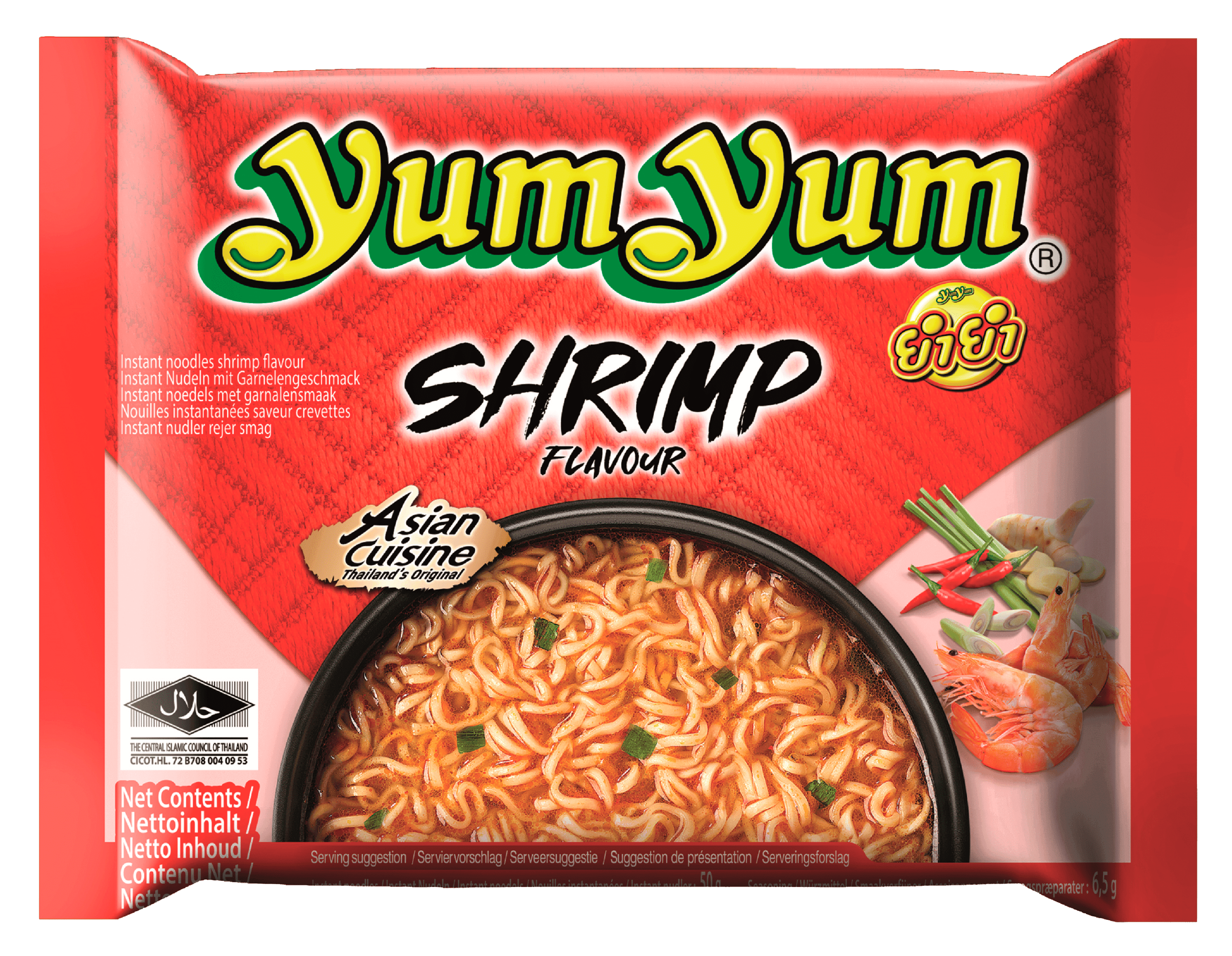 Yum Yum Noodlesoep garnaal