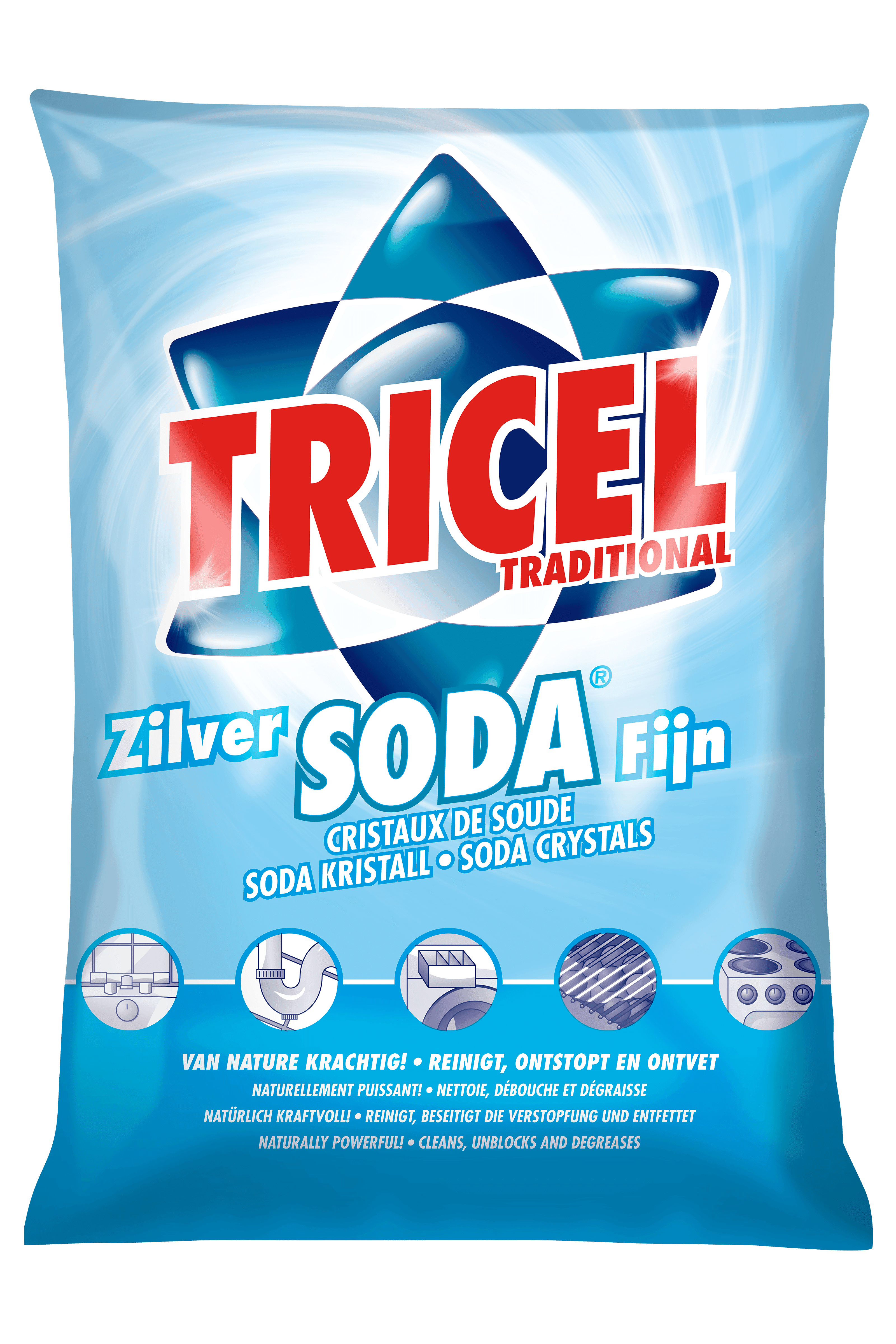 Tricel Zilversoda fijn