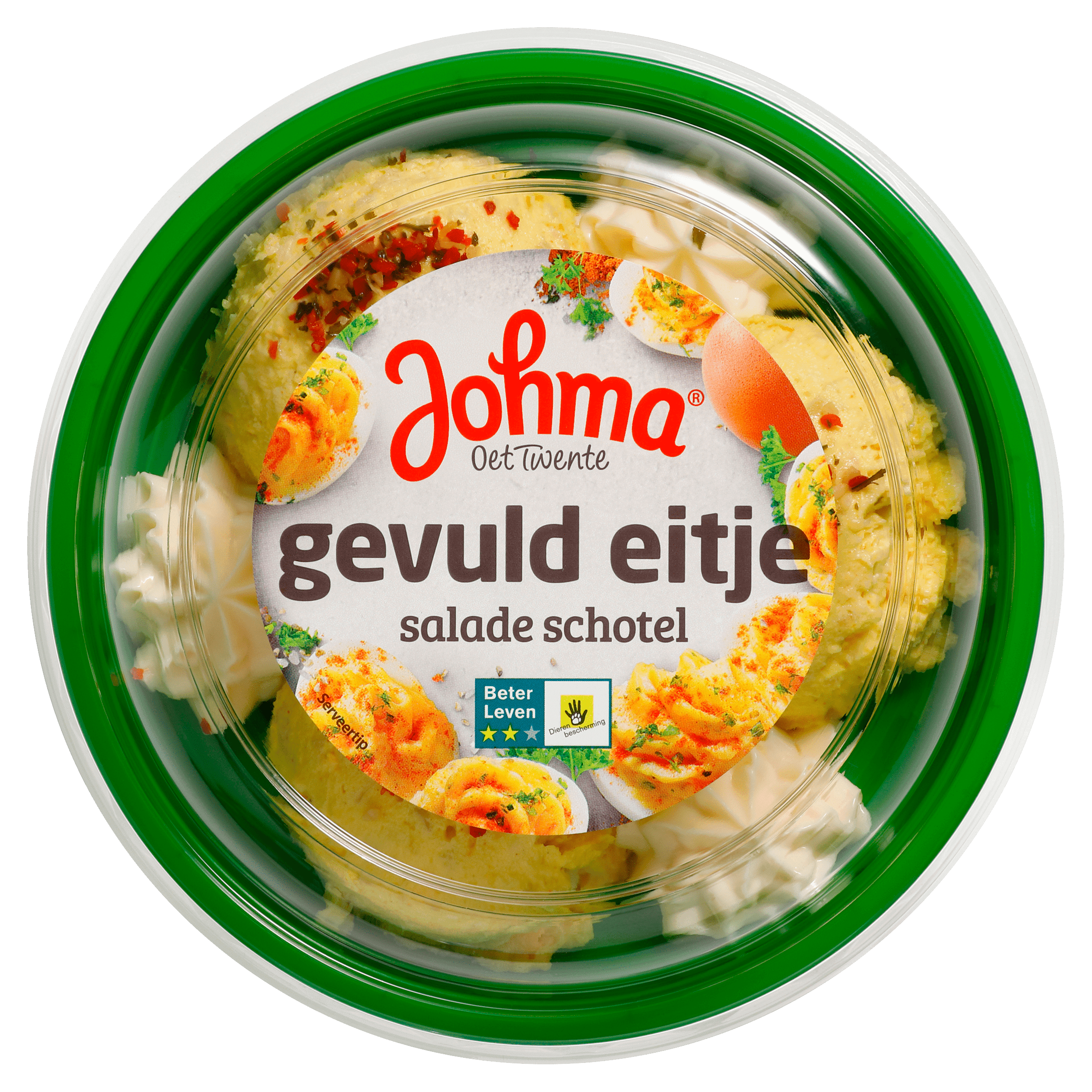 Johma Gevuld eitje saladeschotel