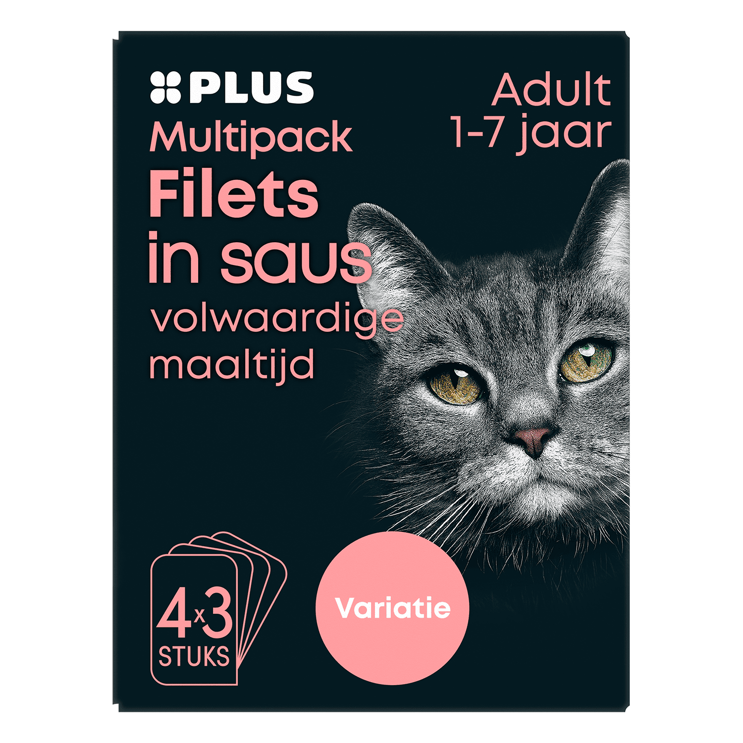 PLUS Filets in saus kip & vlees multipack