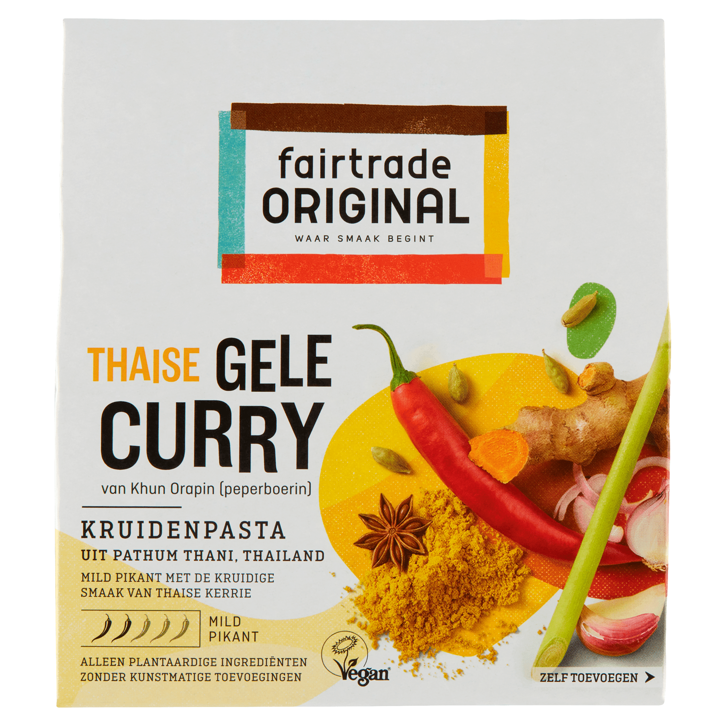 Fairtrade Original Gele curry kruidenpasta Fairtrade