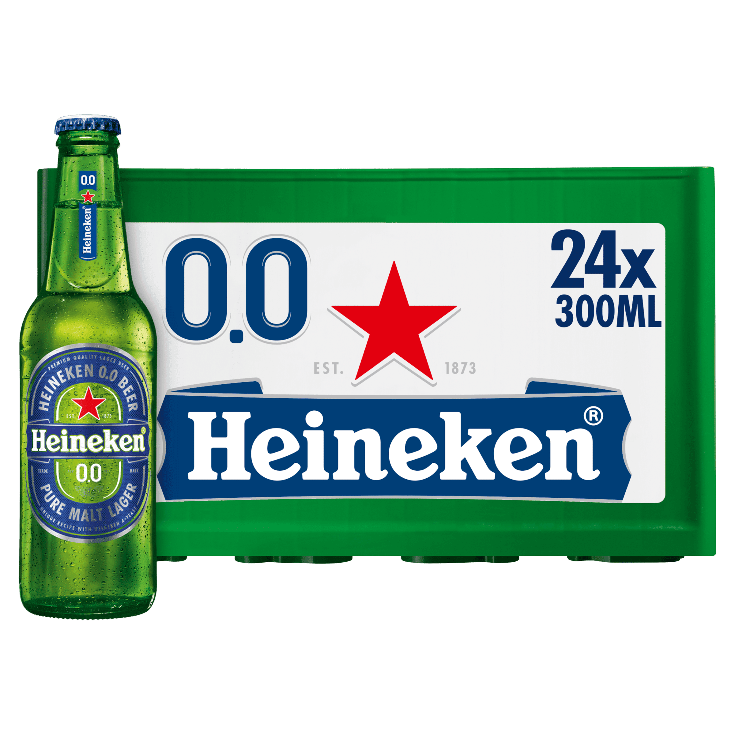 Heineken Premium pilsener 0.0 bier fles