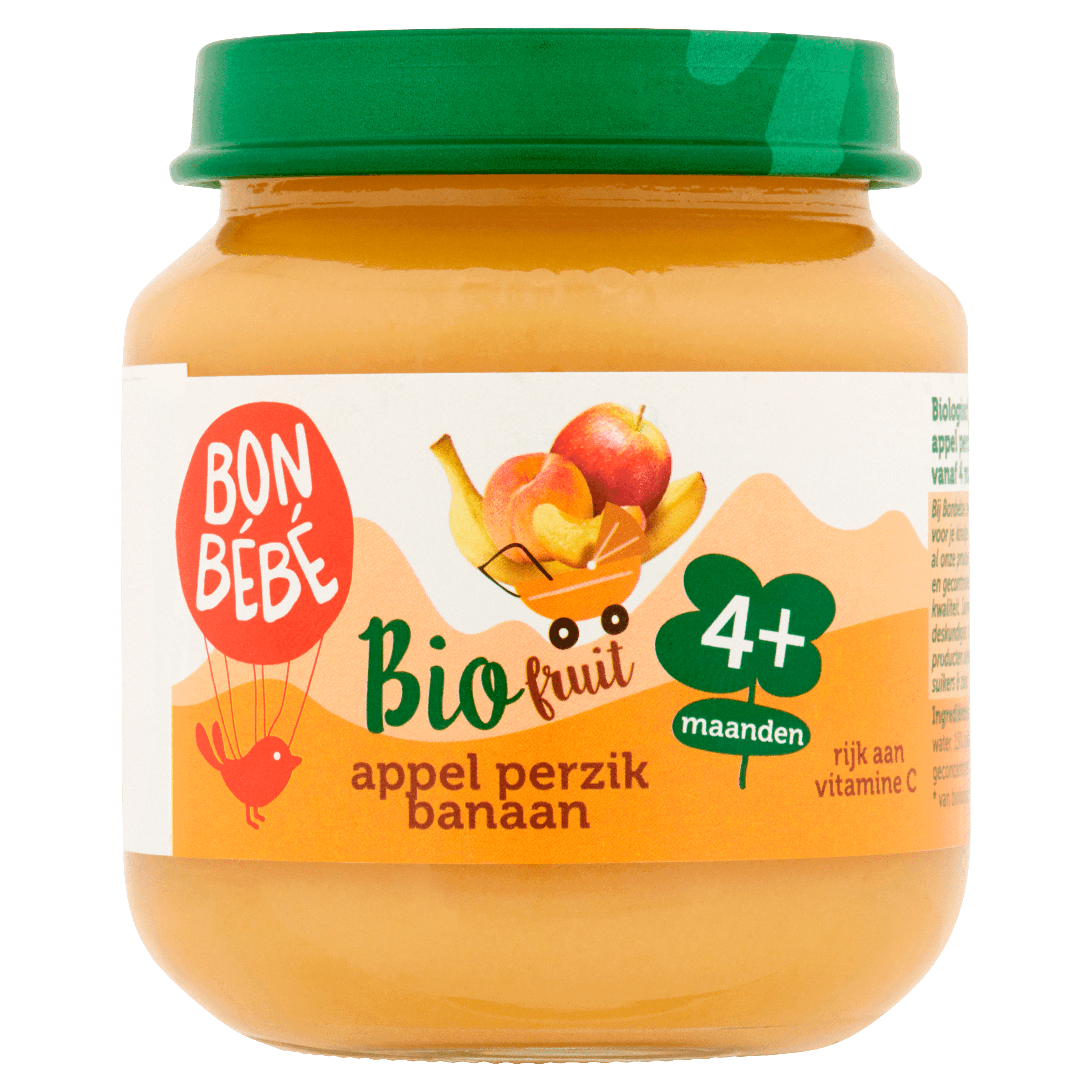 Bonbebe Bio 4mF0404 Appel Perzik Banaan