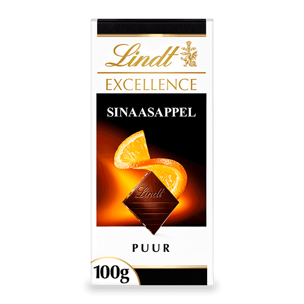 Lindt Tablet orange puur