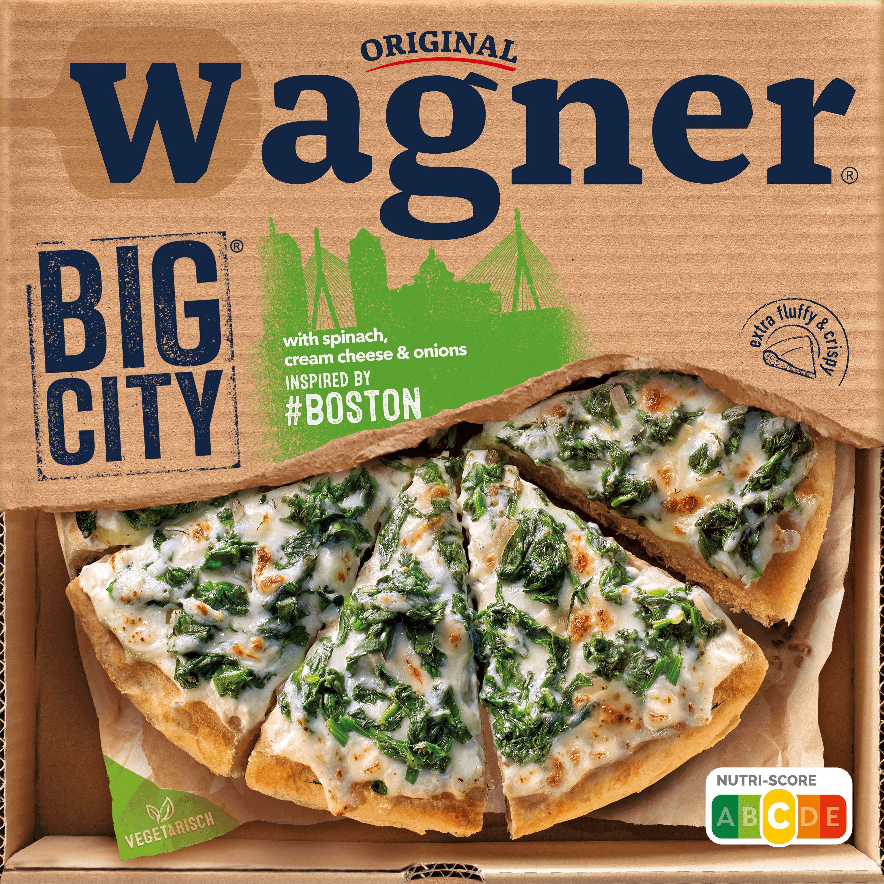 Wagner Big city pizza boston spinazie kaas