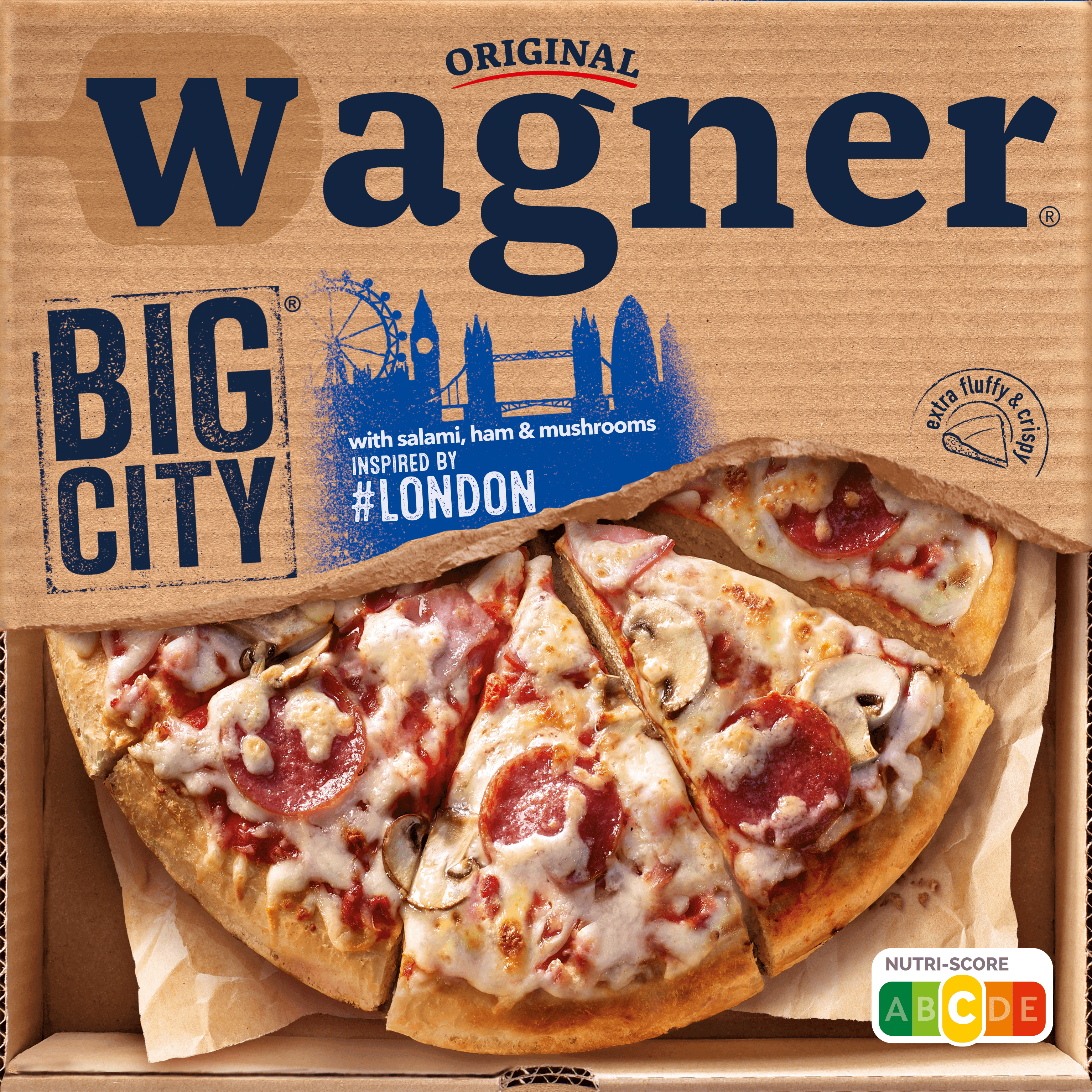 Wagner Big city pizza london salami ham
