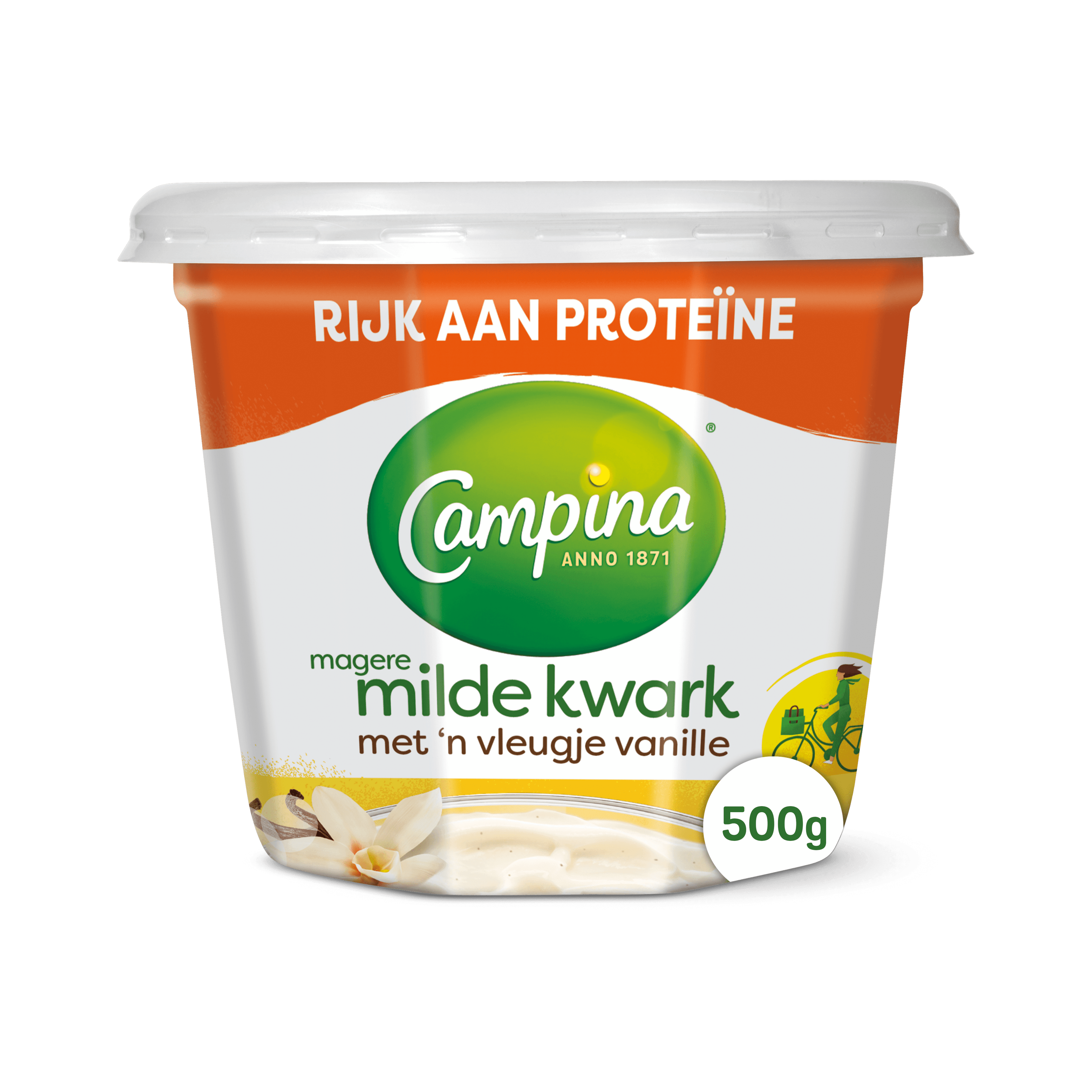 Campina Magere kwark vanille