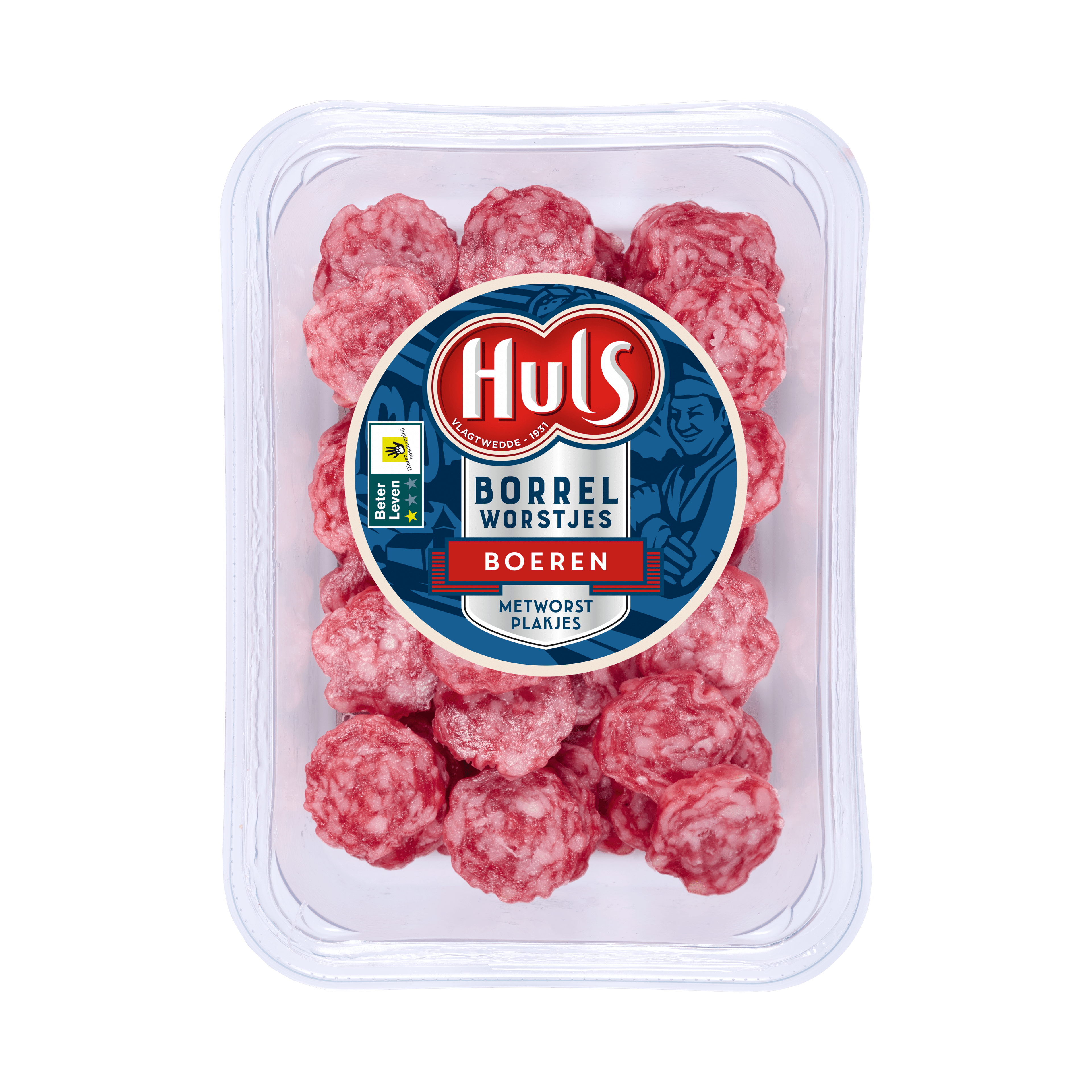 Huls Boerenmetworstplakjes BL1