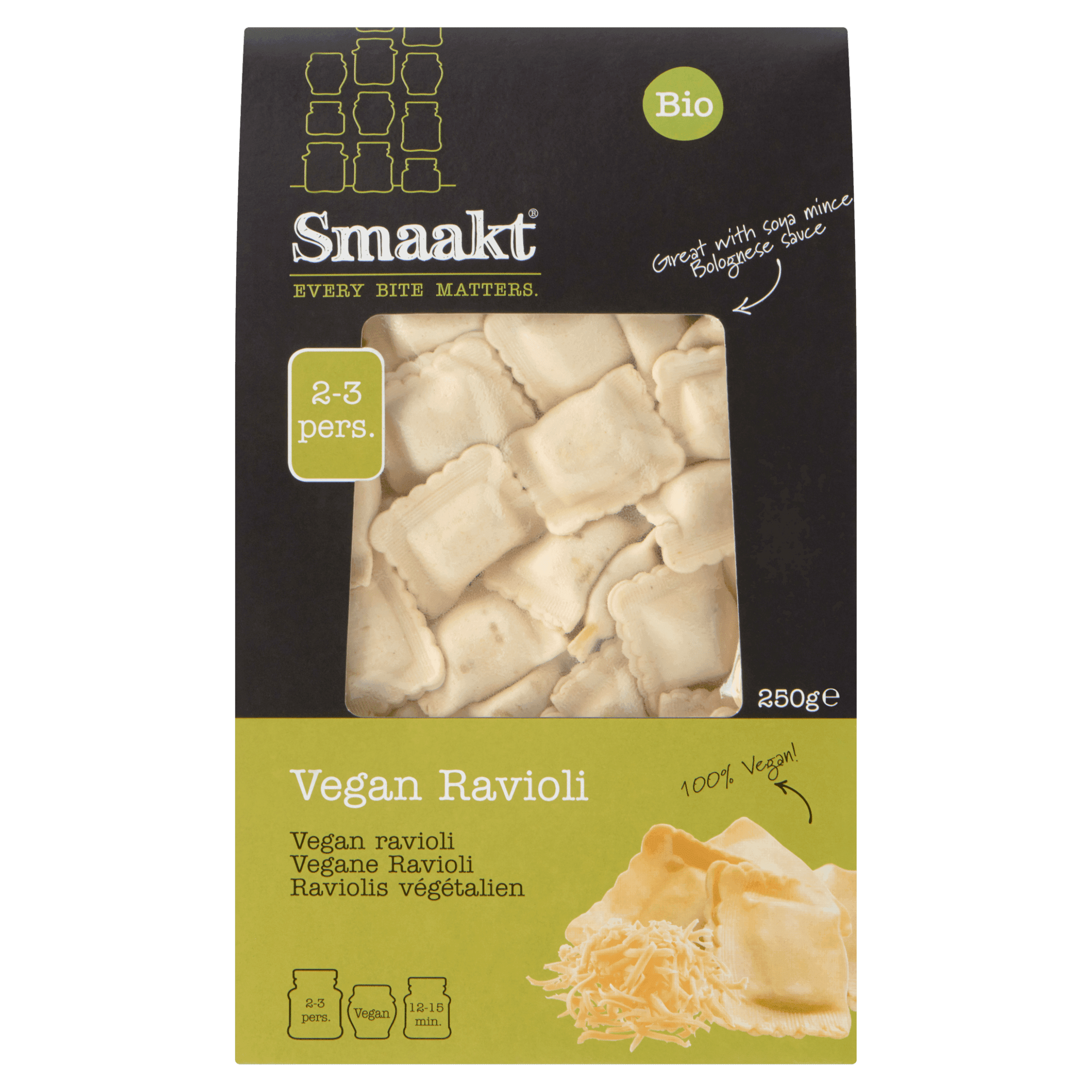 Smaakt Vegan ravioli bio