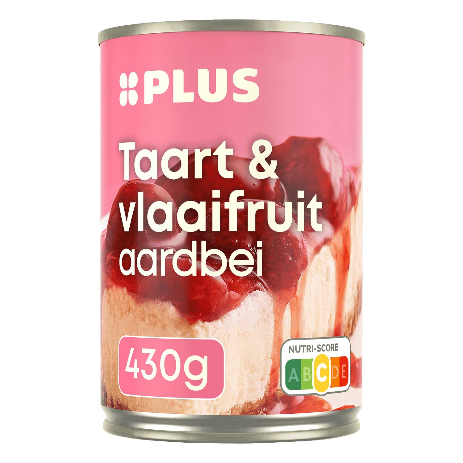 PLUS taart en vlaaifruit aardbeien