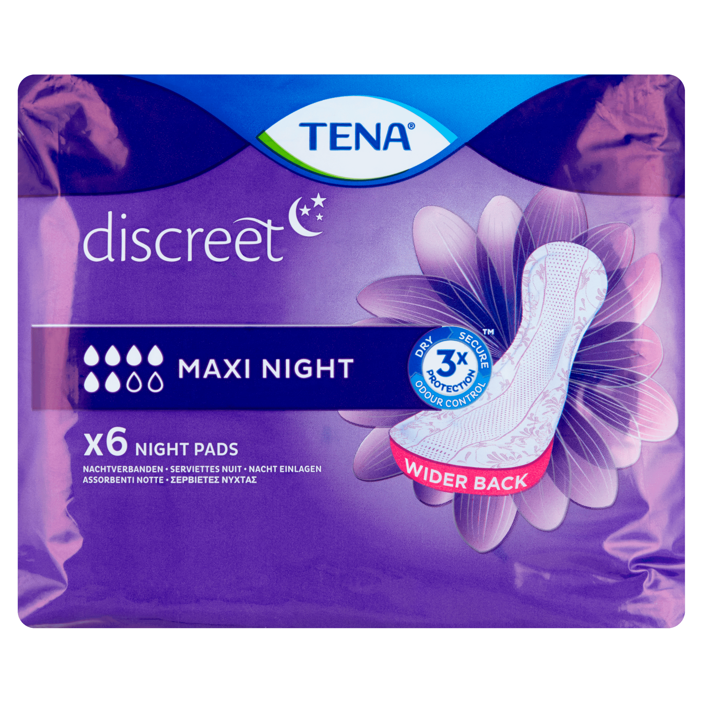 Tena Discreet Maxi Night