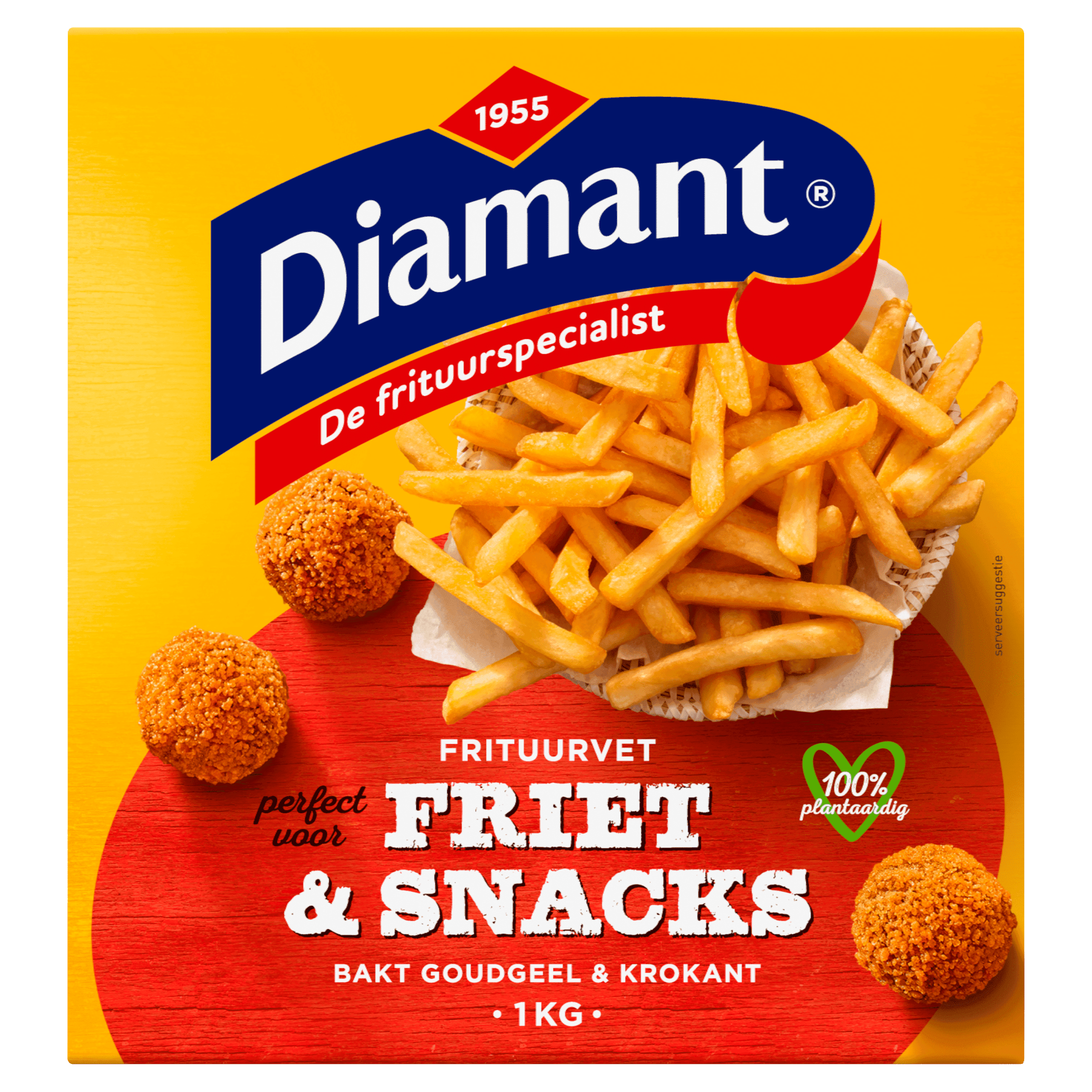 Diamant Frituurvet vast original