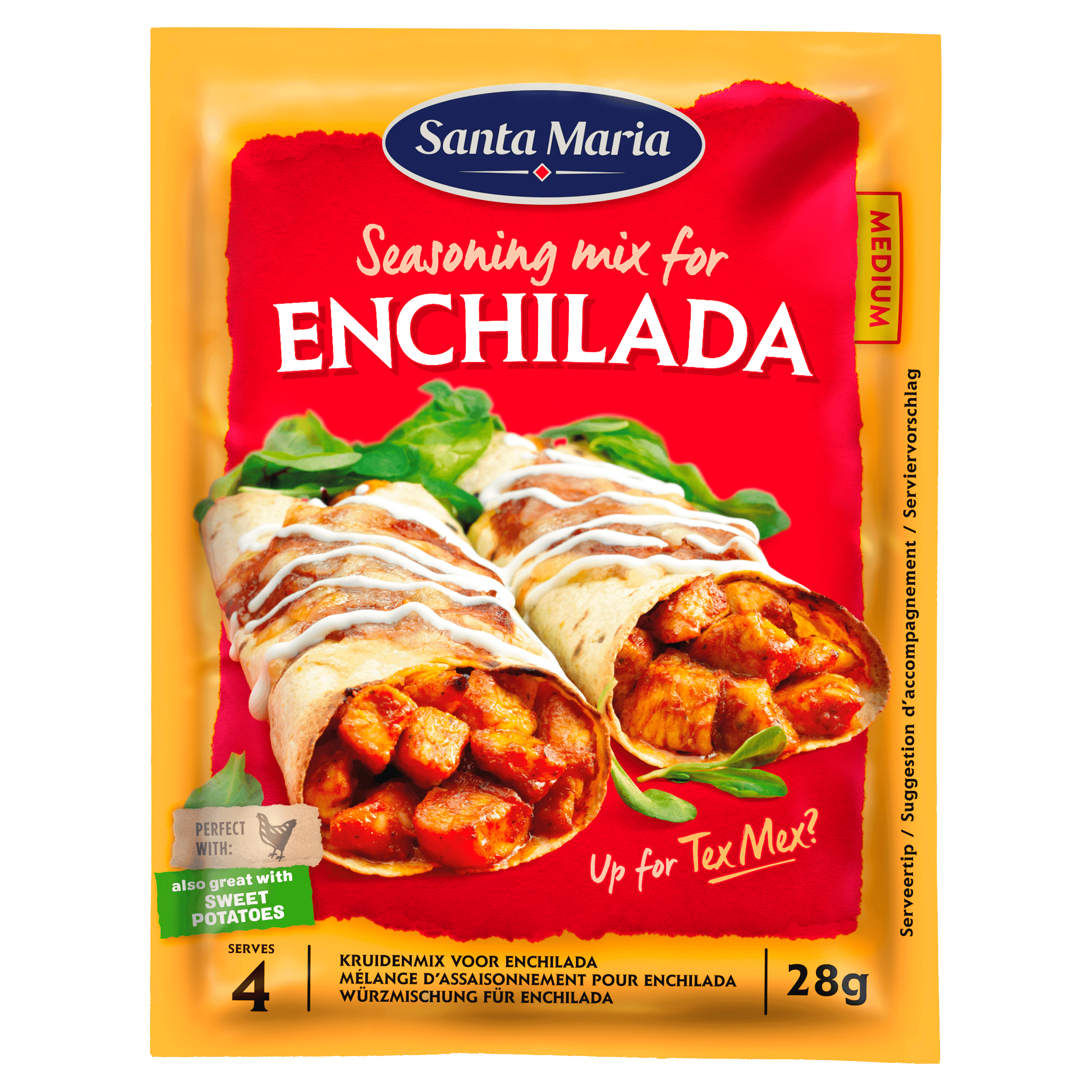Santa maria Enchilada kruidenmix zak 30 gram