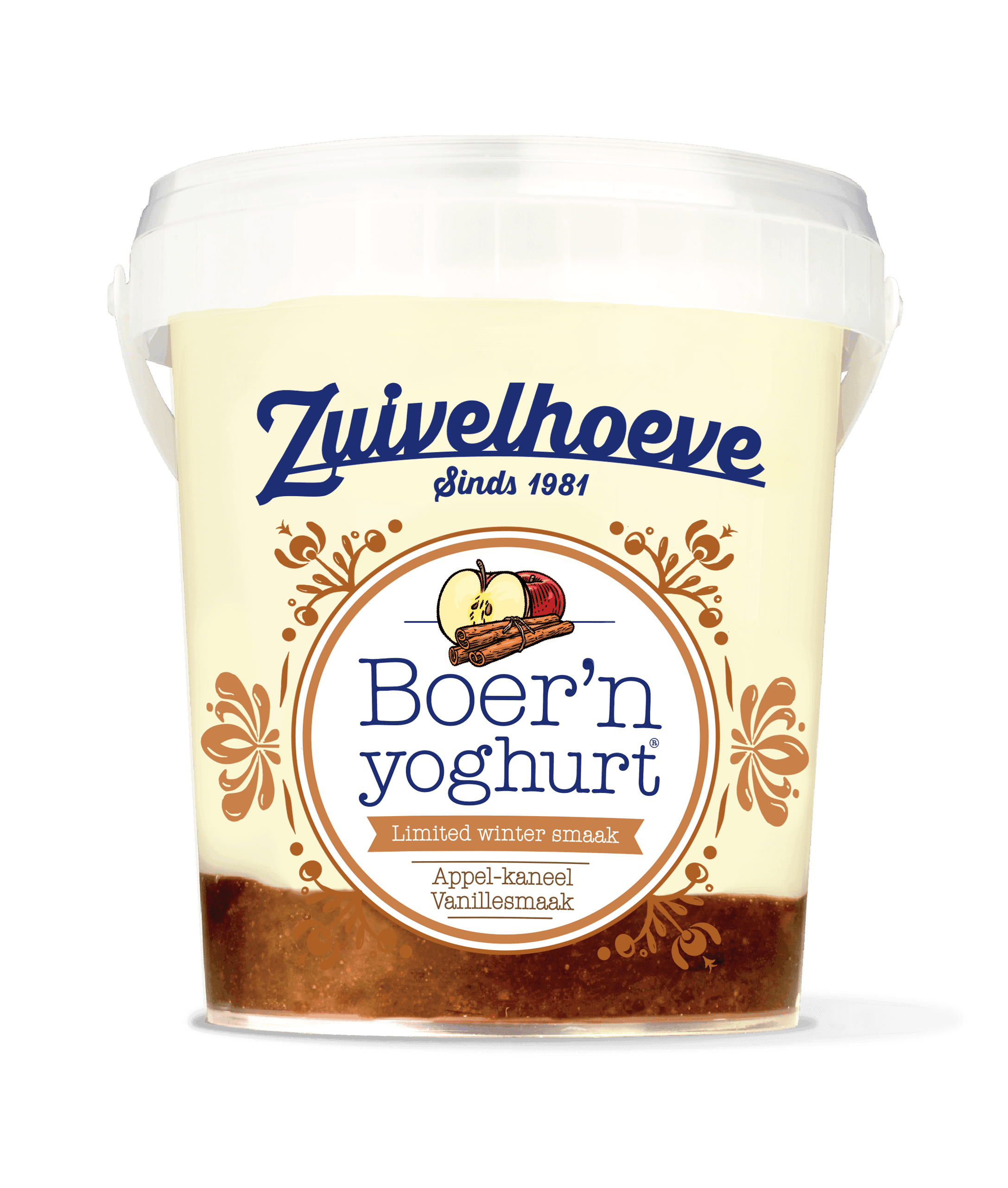 Zuivelhoeve Boer'n yoghurt Appel Kaneel