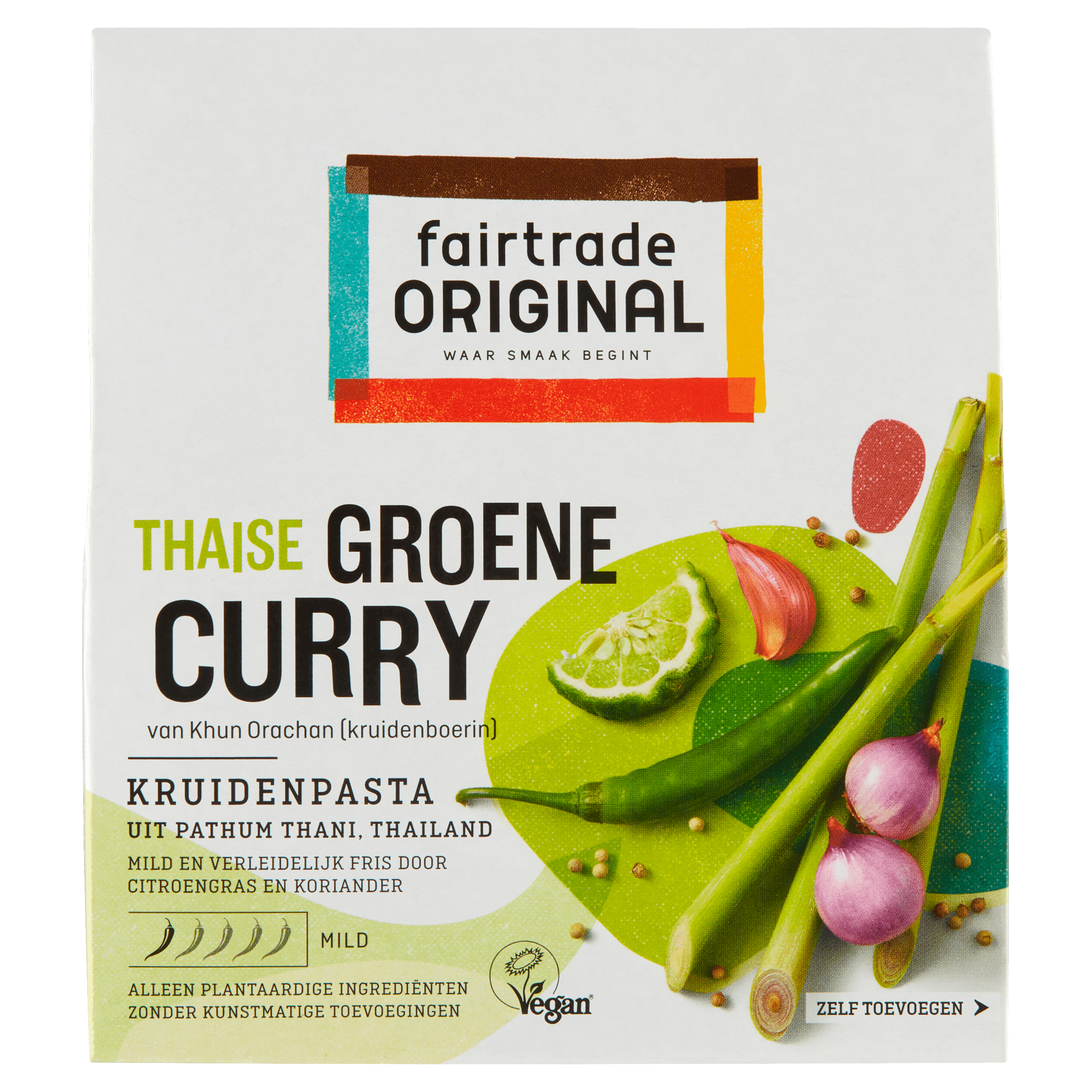 Fairtrade Original Groene Curry kruidenpasta Fairtrade