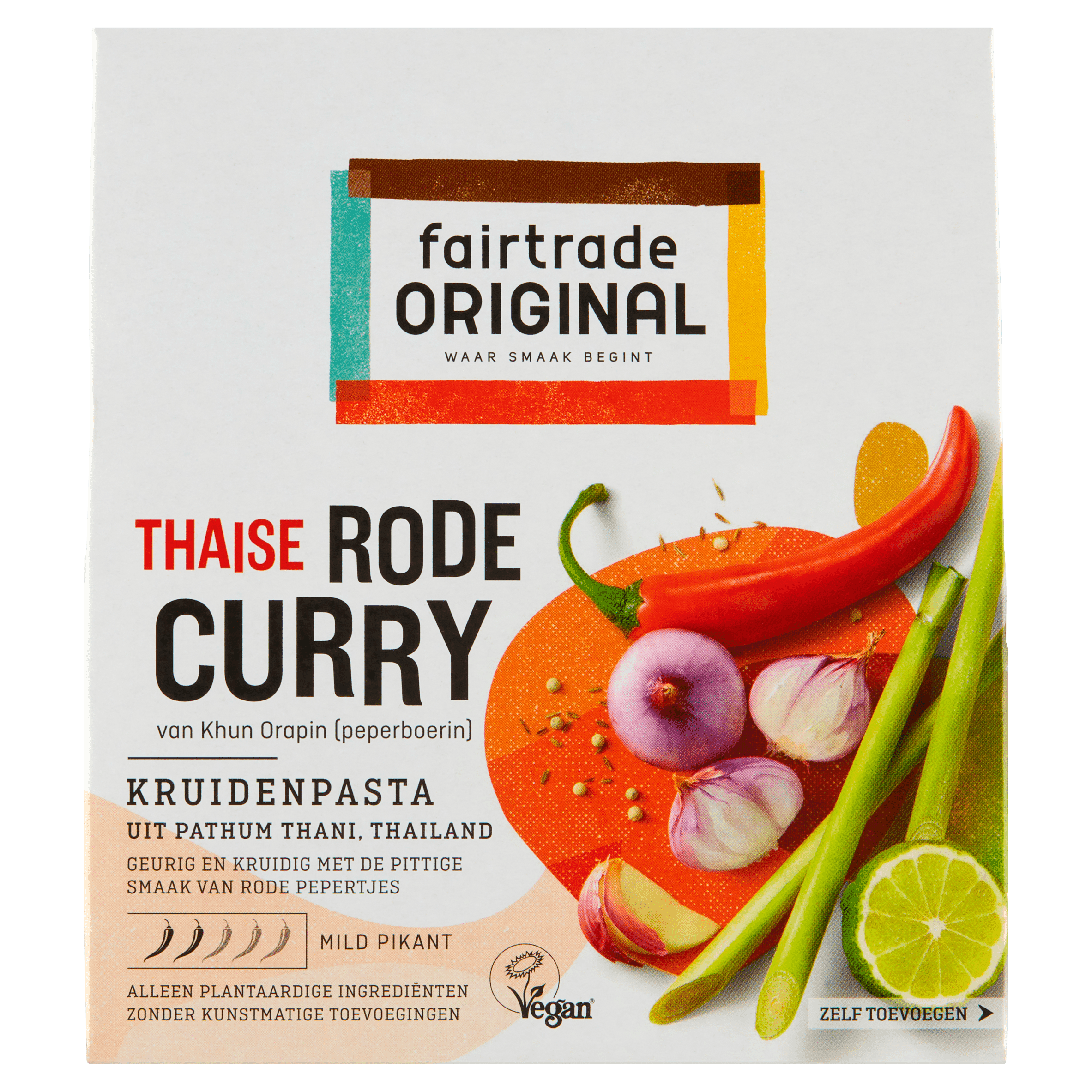Fairtrade Original Rode Curry kruidenpasta Fairtrade