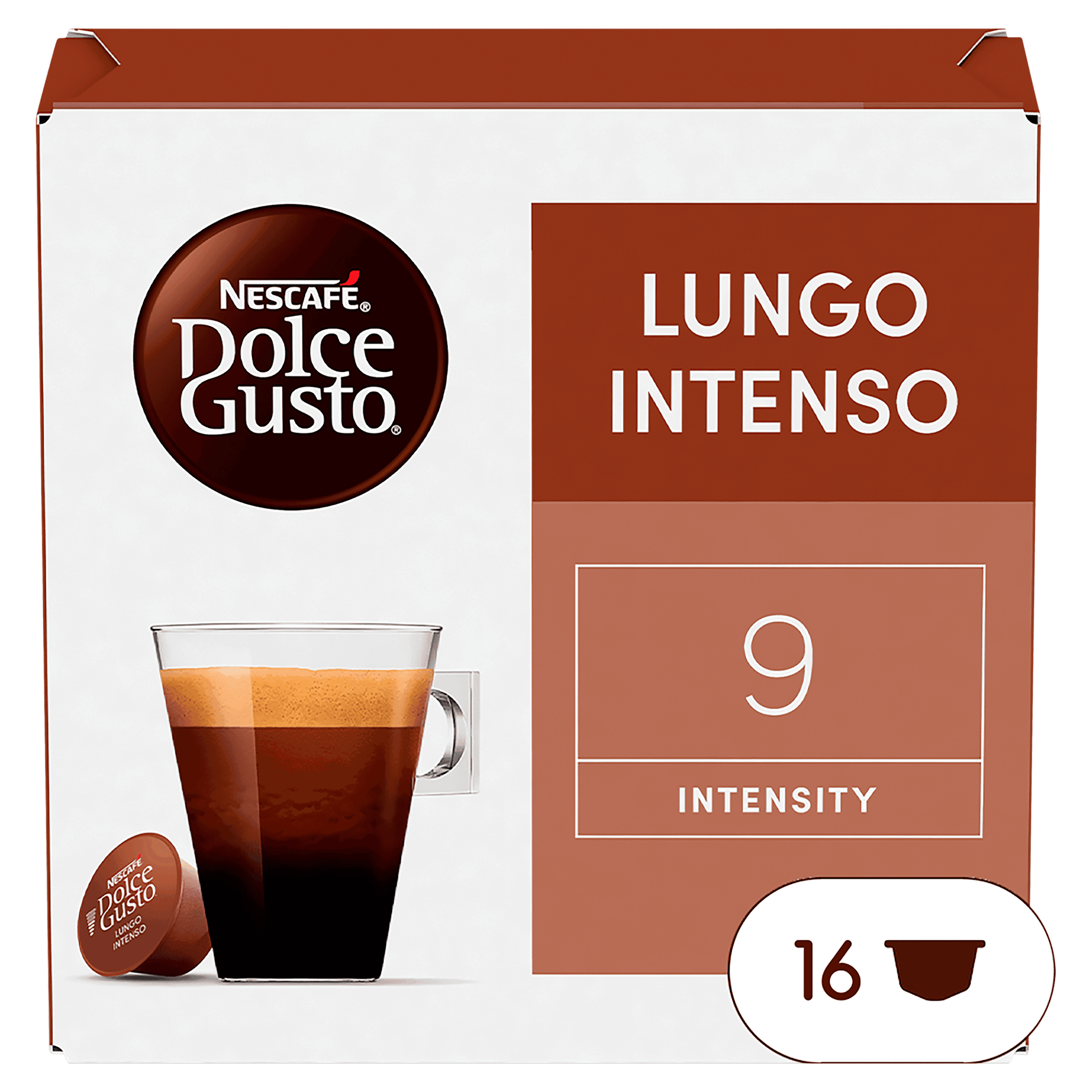 Nescafe Dolce Gusto koffiecups lungo intenso